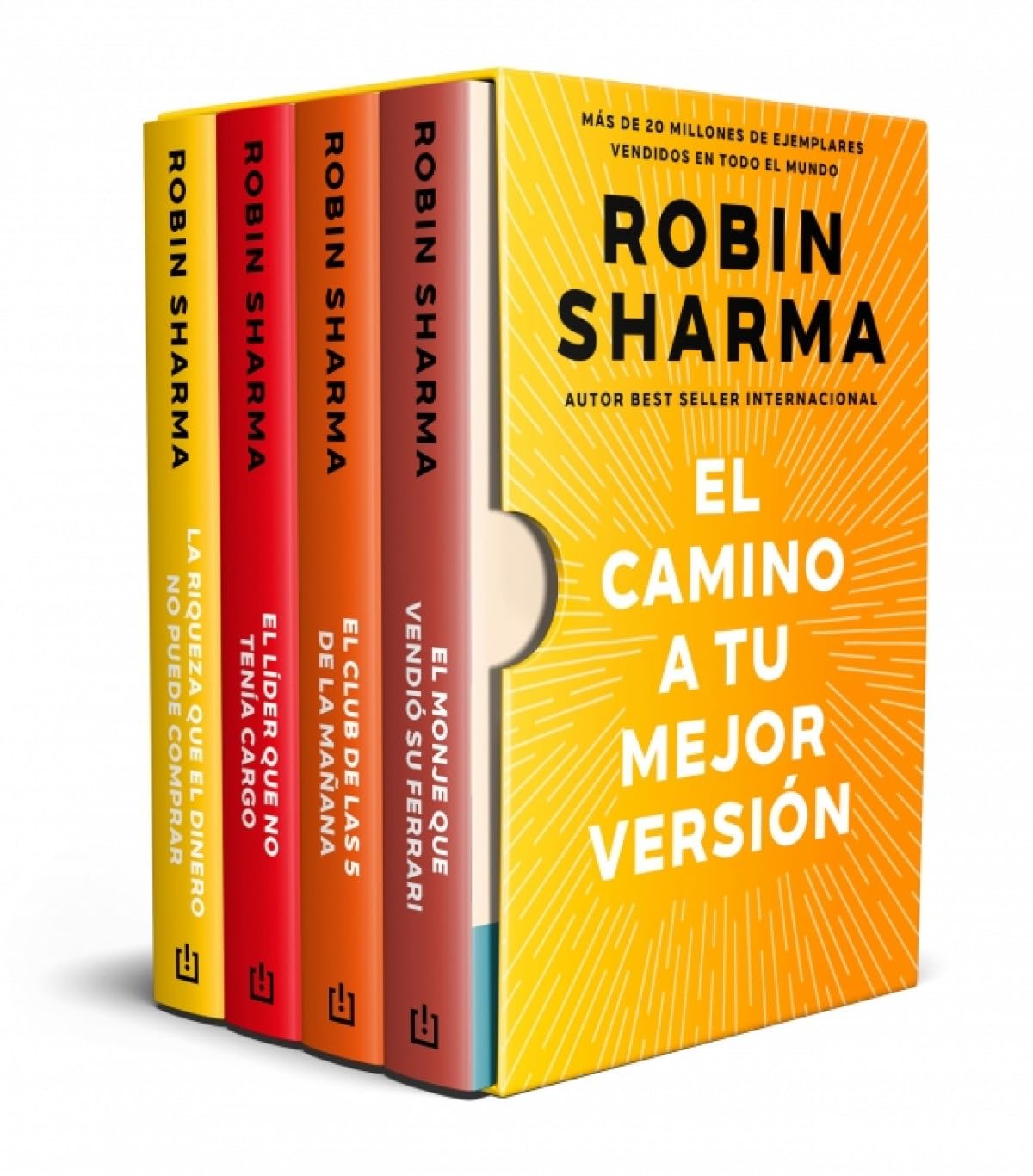 El camino a tu mejor versión: Edición estuche con: La riqueza que el dinero no puede comprar | El líder que no tenía cargo | El club de las 5 de la mañana | El monje que vendió su Ferrari book