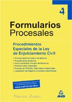 Procedimientos especiales de la Ley de enjuiciamiento civil (Colección de formularios jurisdiccionales y de parte) Books