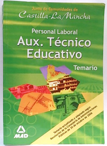 Auxiliar Técnico Educativo, personal laboral, Castilla-La Mancha. Temario Books