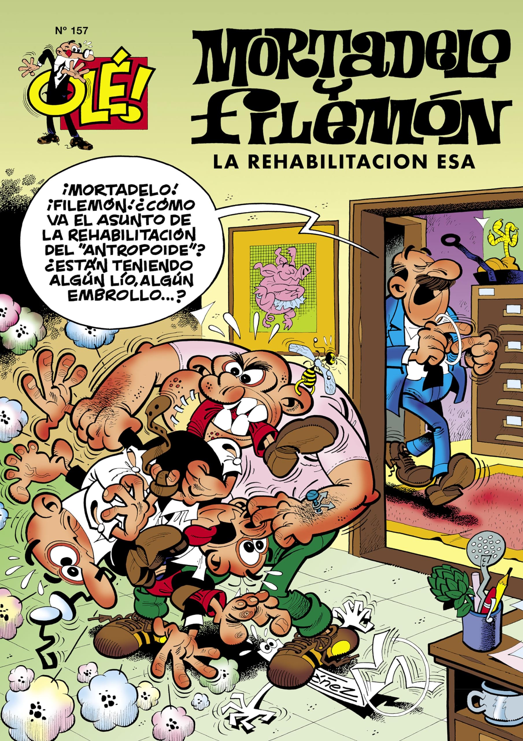 Mortadelo y Filemón. La rehabilitación esa (Olé! Mortadelo 157) (Bruguera Clásica, Band 157) Manga