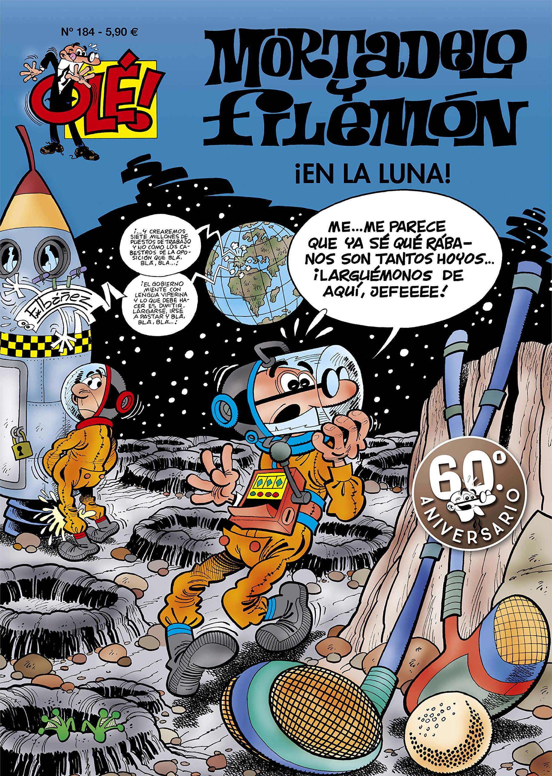 ¡En la luna! (Olé! Mortadelo 184) Manga