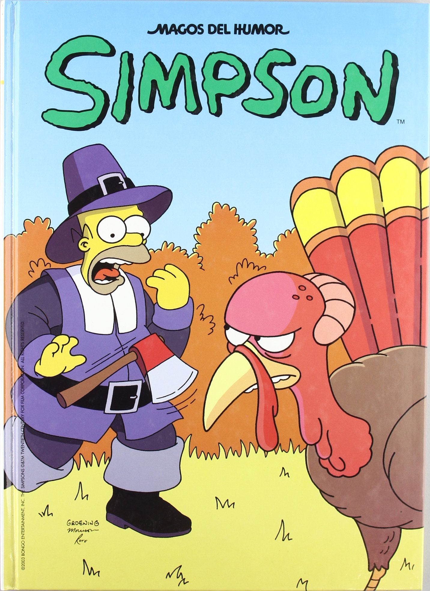Simpson contra el dia de accion degracias book