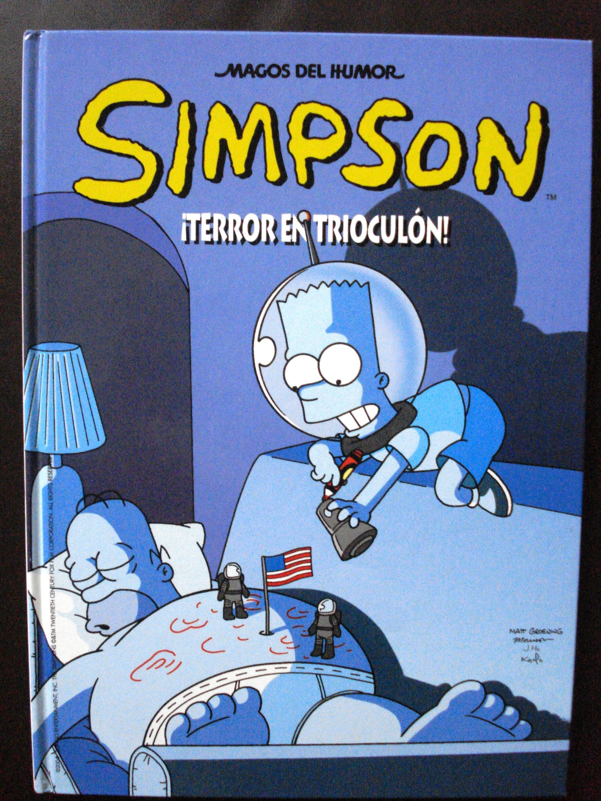 Magos del humor simpson 5 - terror en trioculon book