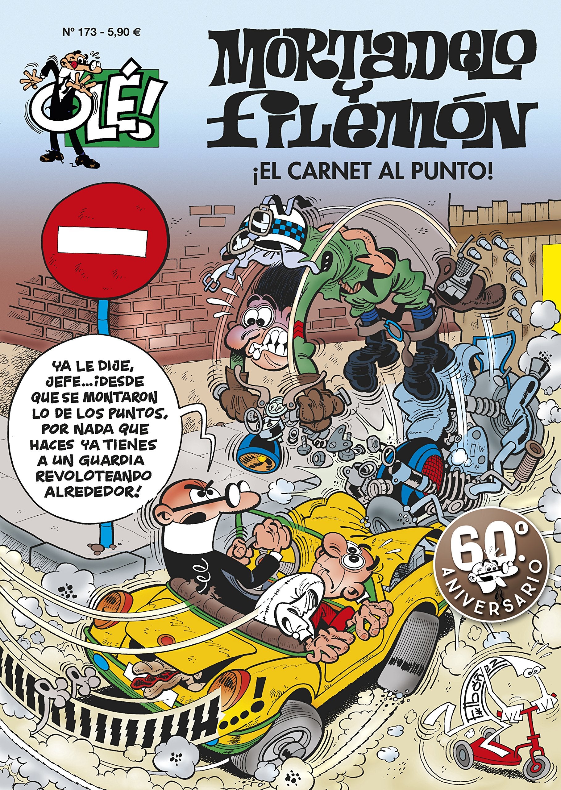 El carnet, al punto (Olé! Mortadelo 173) Manga
