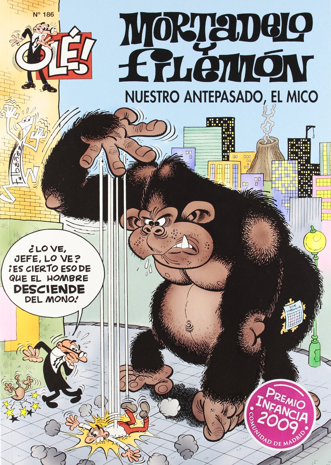 Nuestro antepasado, el mico (Olé! Mortadelo 186) book
