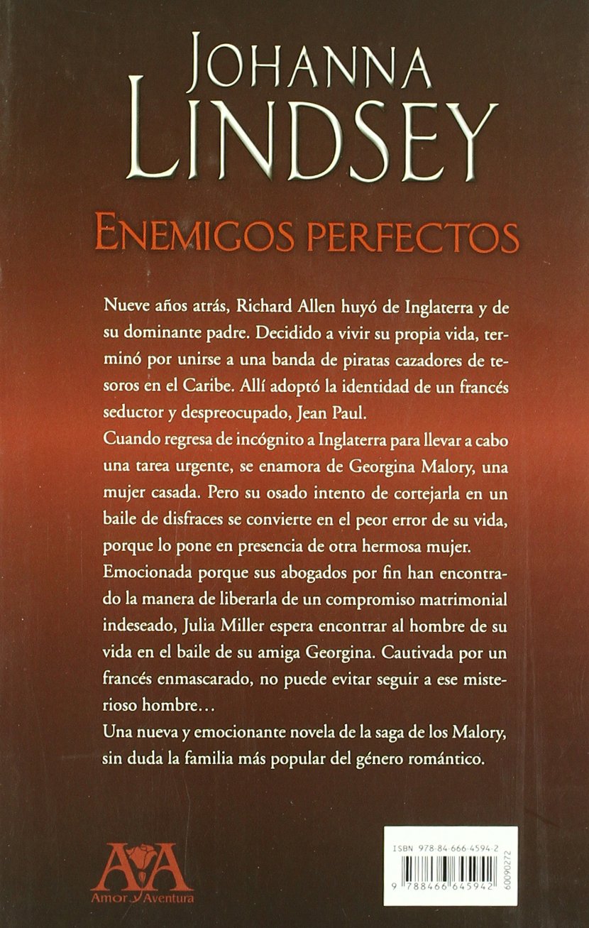 Enemigos perfectos (Saga de los Malory 10) Historical Fiction