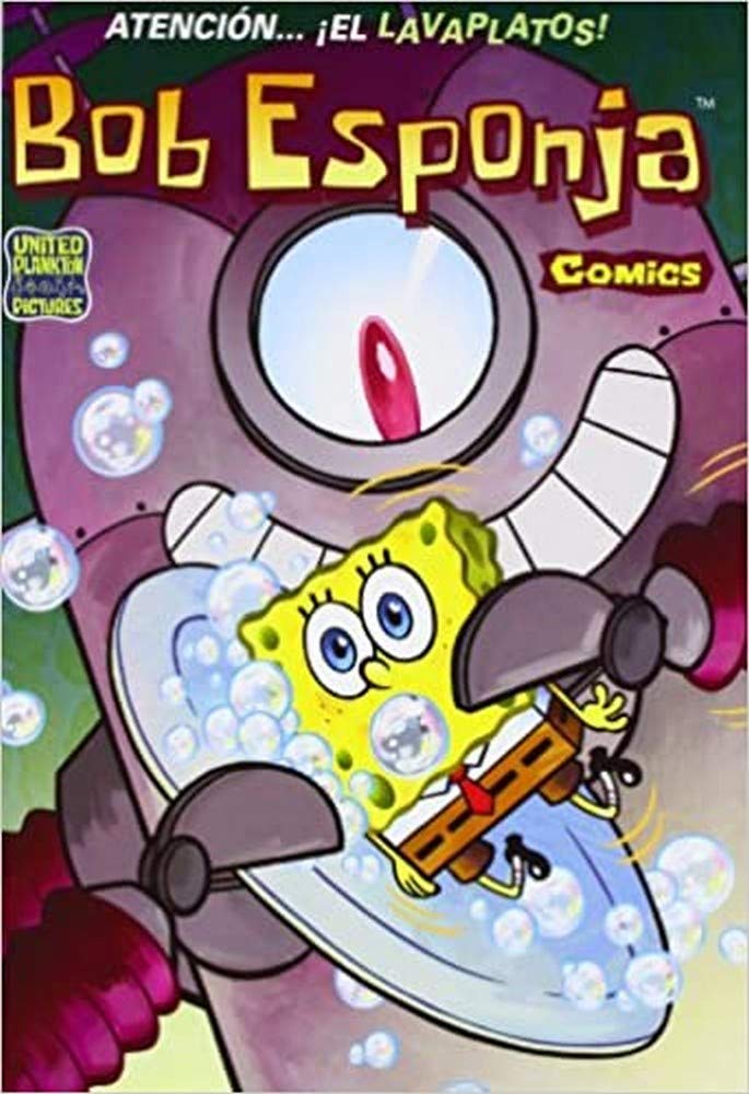 Atención... ¡El lavaplatos! (Bob Esponja. Cómics 4) book