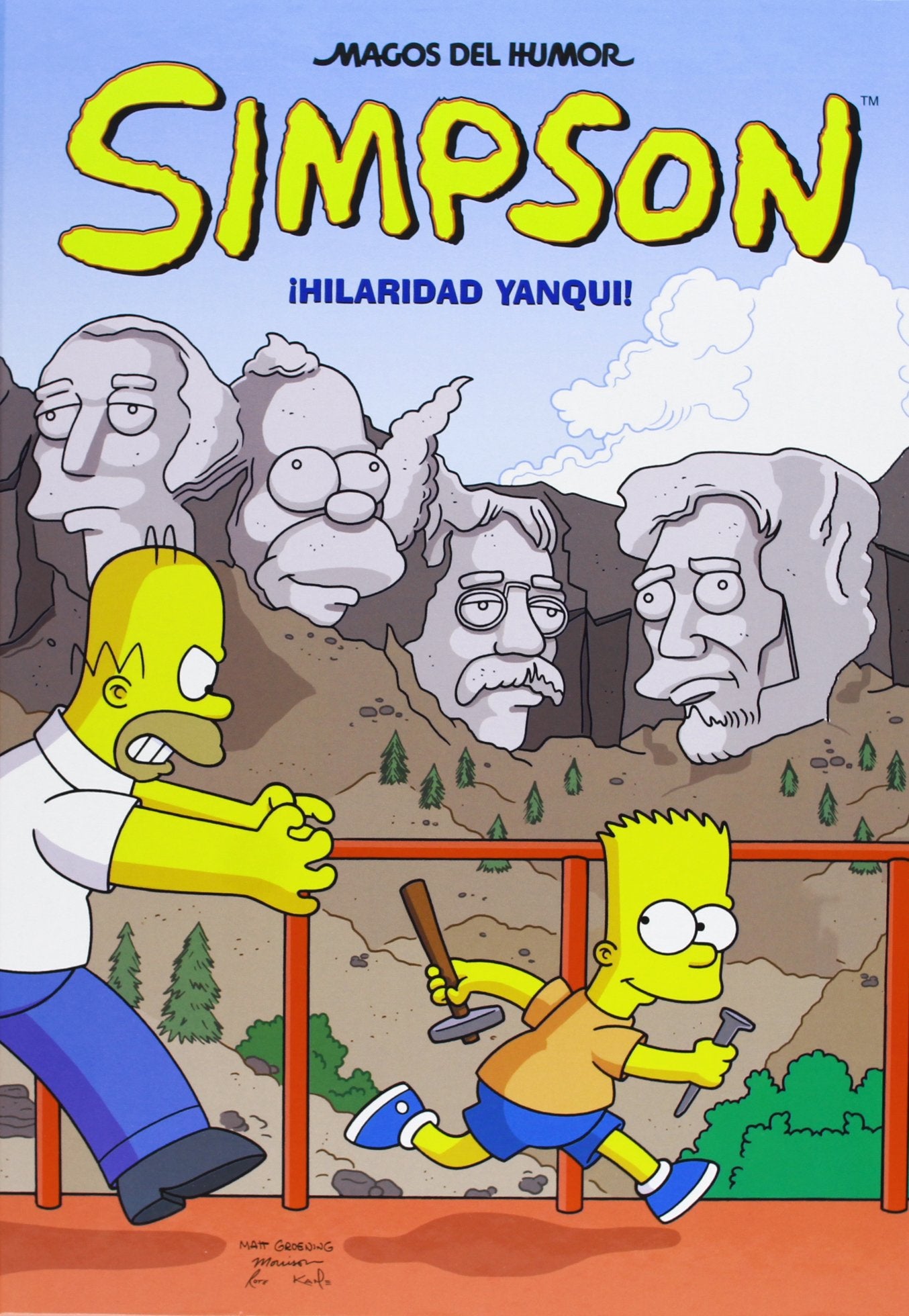 ¡Hilaridad Yanqui! (Magos del Humor Simpson 39) book