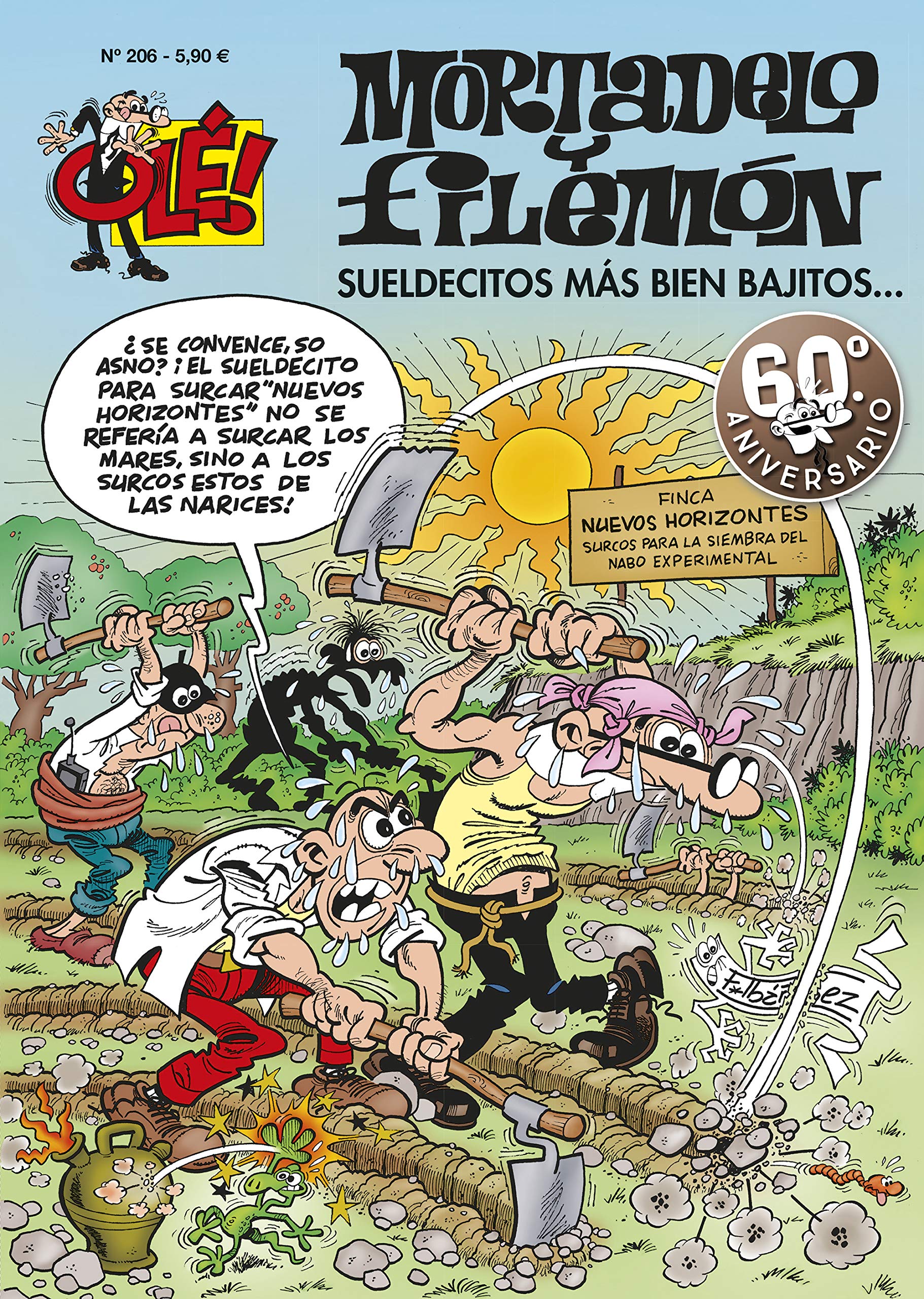 Sueldecitos más bien bajitos... (Olé! Mortadelo 206) Superheroes