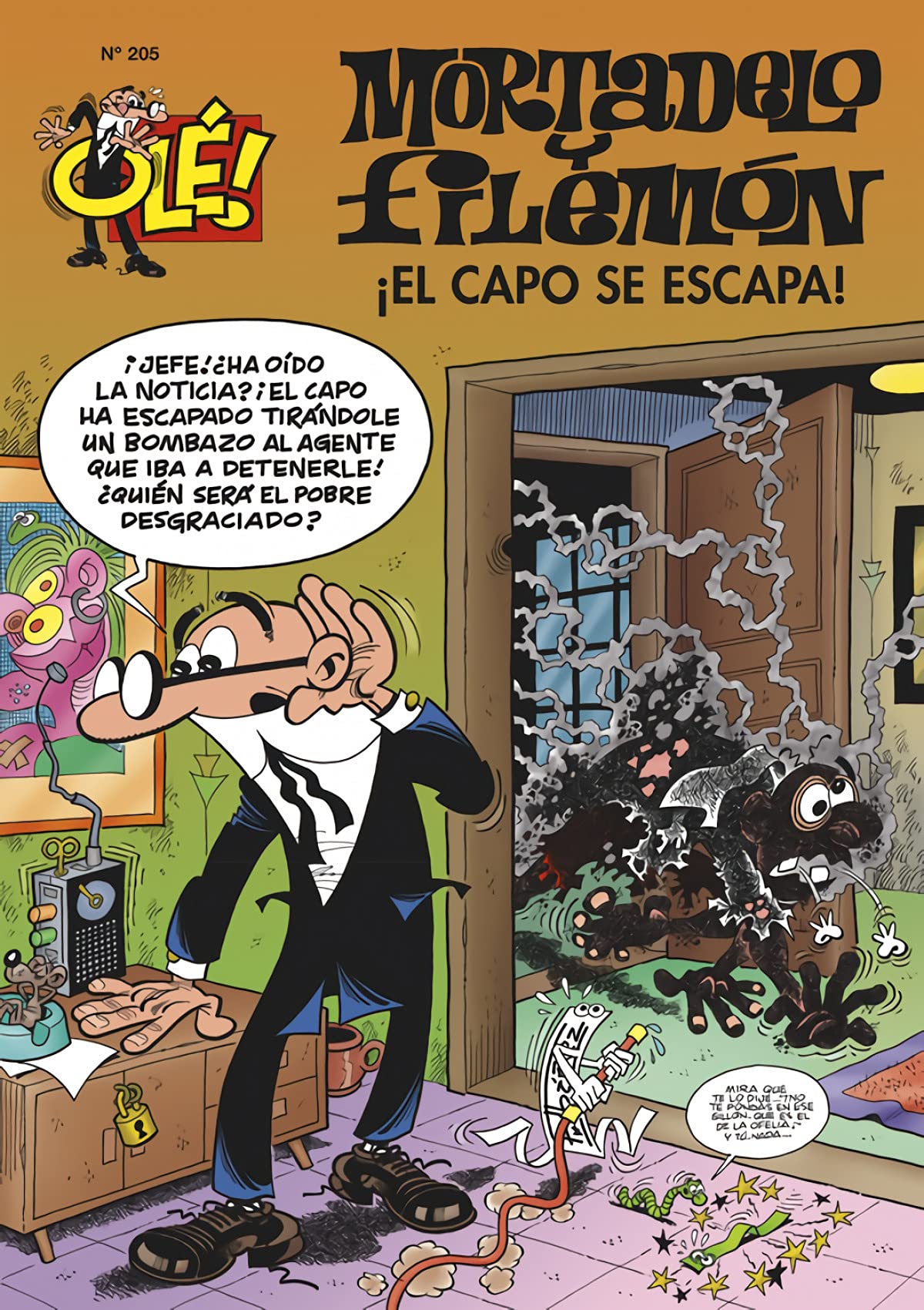 ¡El capo se escapa! (Olé! Mortadelo 205) Manga