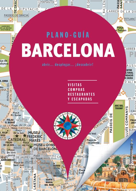Barcelona - Plano guía (2018): Visitas, compras, restaurantes y escapadas Leisure, Home & Garden