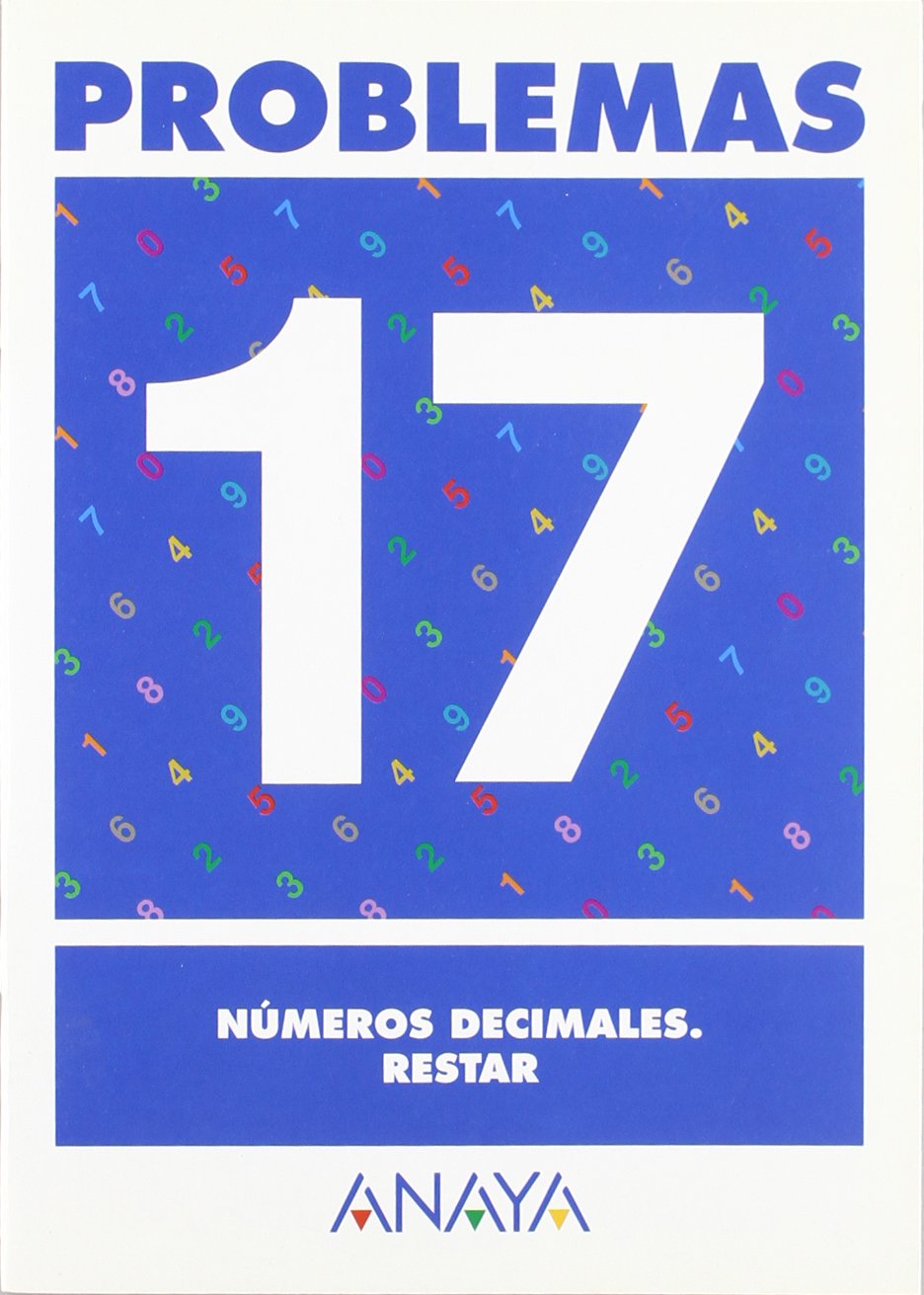 Problemas 17. Números decimales. Restar. book
