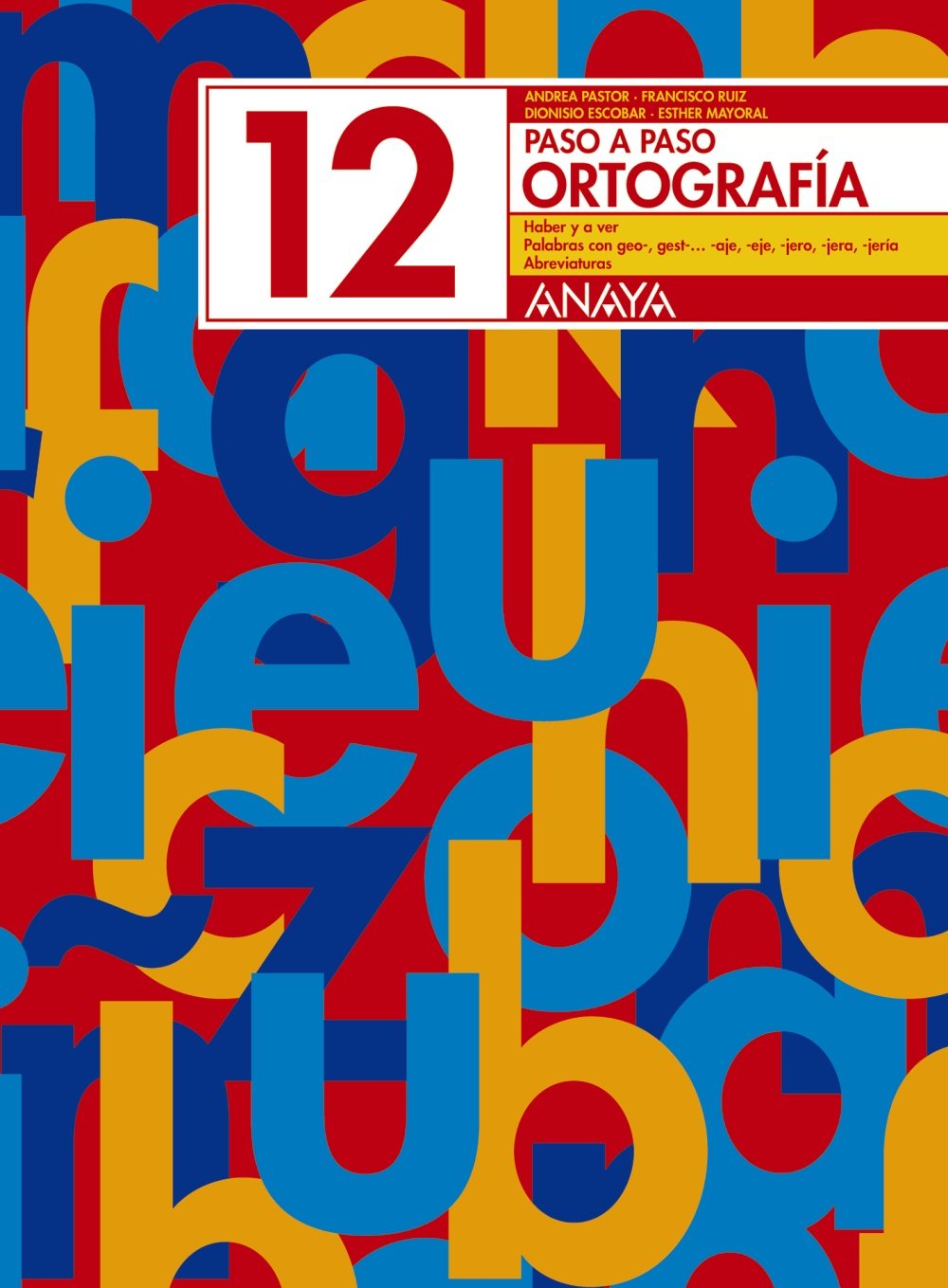 Ortografía 12 (Paso a paso) Learning & Reference