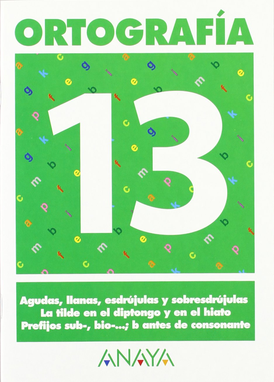 Ortografía 13. (Ortografia) Learning & Reference