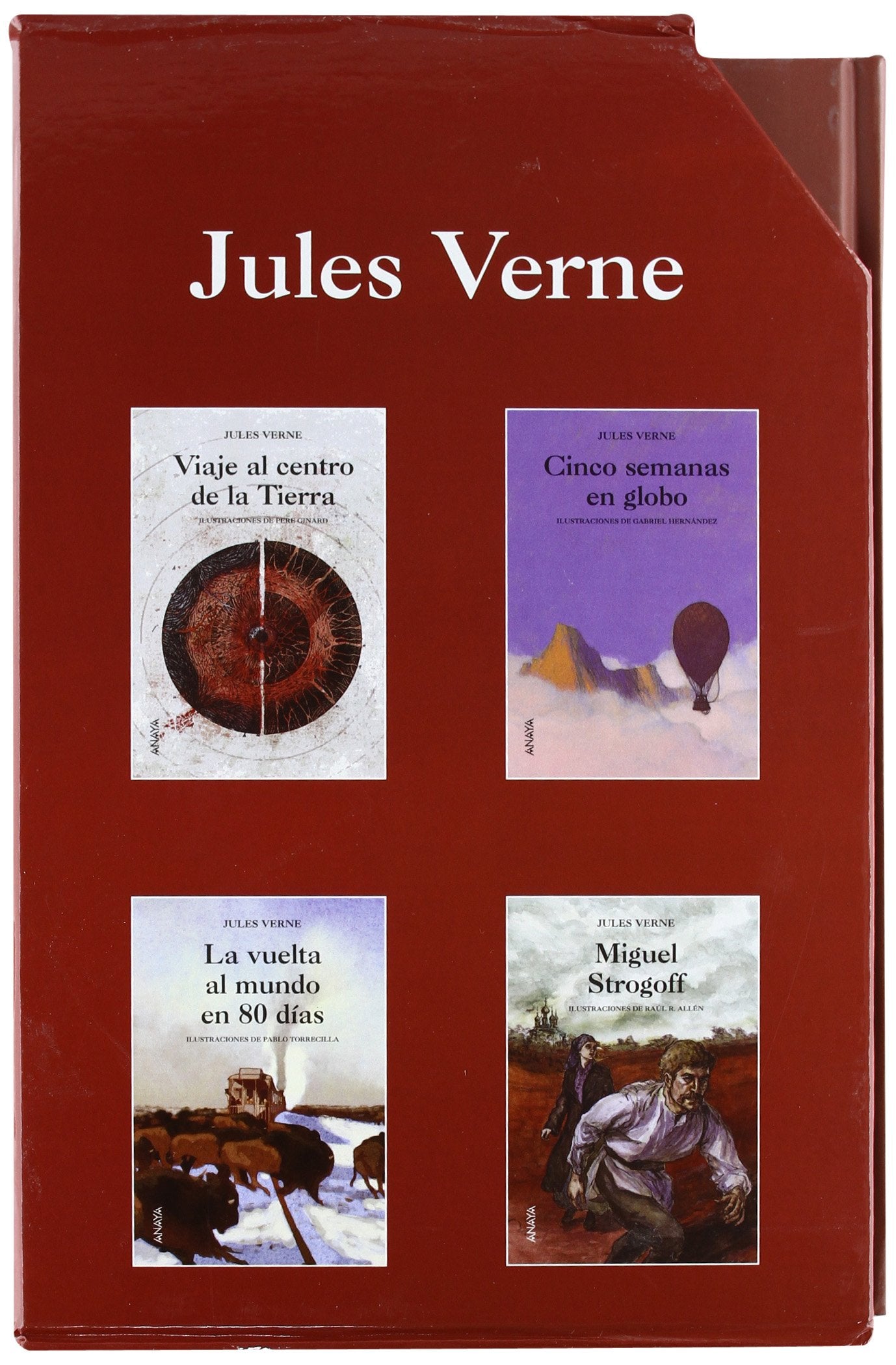 Jules Verne: Viaje Al Centro De La Tierra / Cino Semanas En Globo / La Vuelta Al Mundo En 80 Dias / Miguel Strogoff book