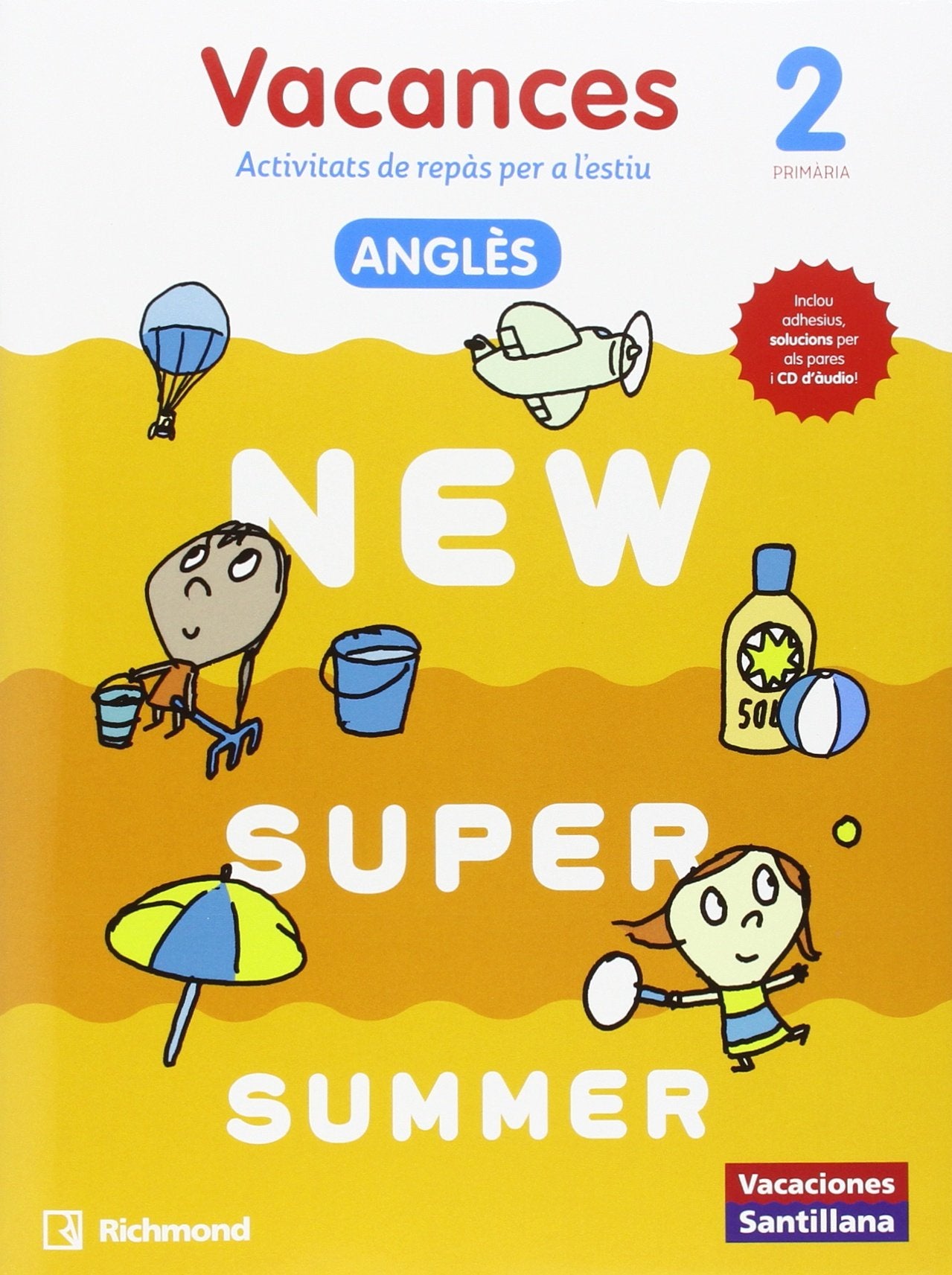 NEW SUPER SUMMER SB 2 + AUDIO CATALAN book