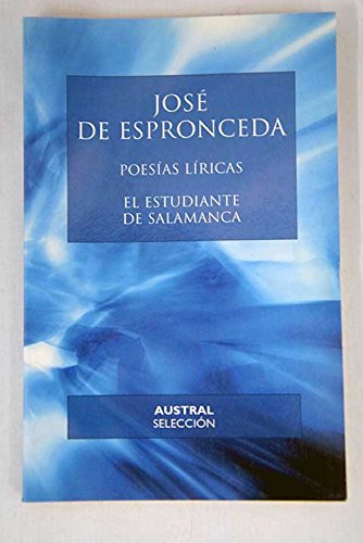 Poesías líricas ; El estudiante de Salamanca Books