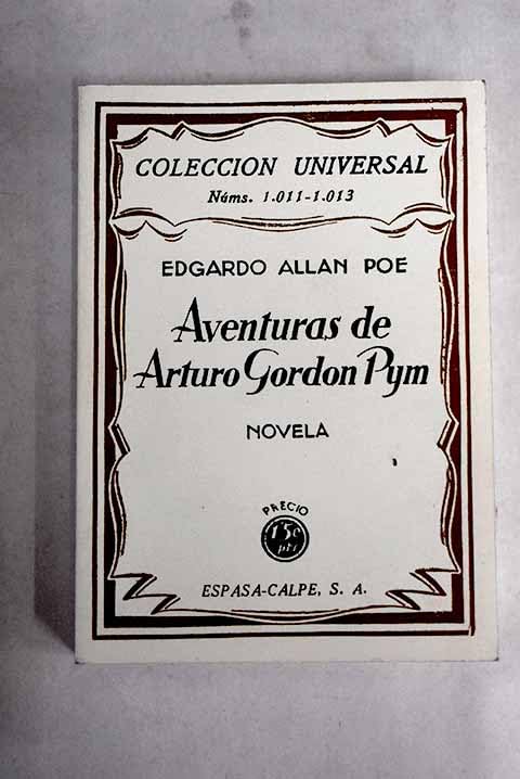 Aventuras de Arturo Gordon Pym Books