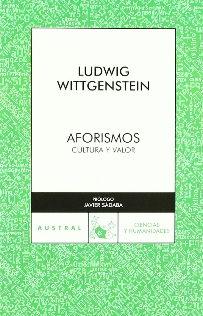 Aforismos, cultura y valor Philosophy