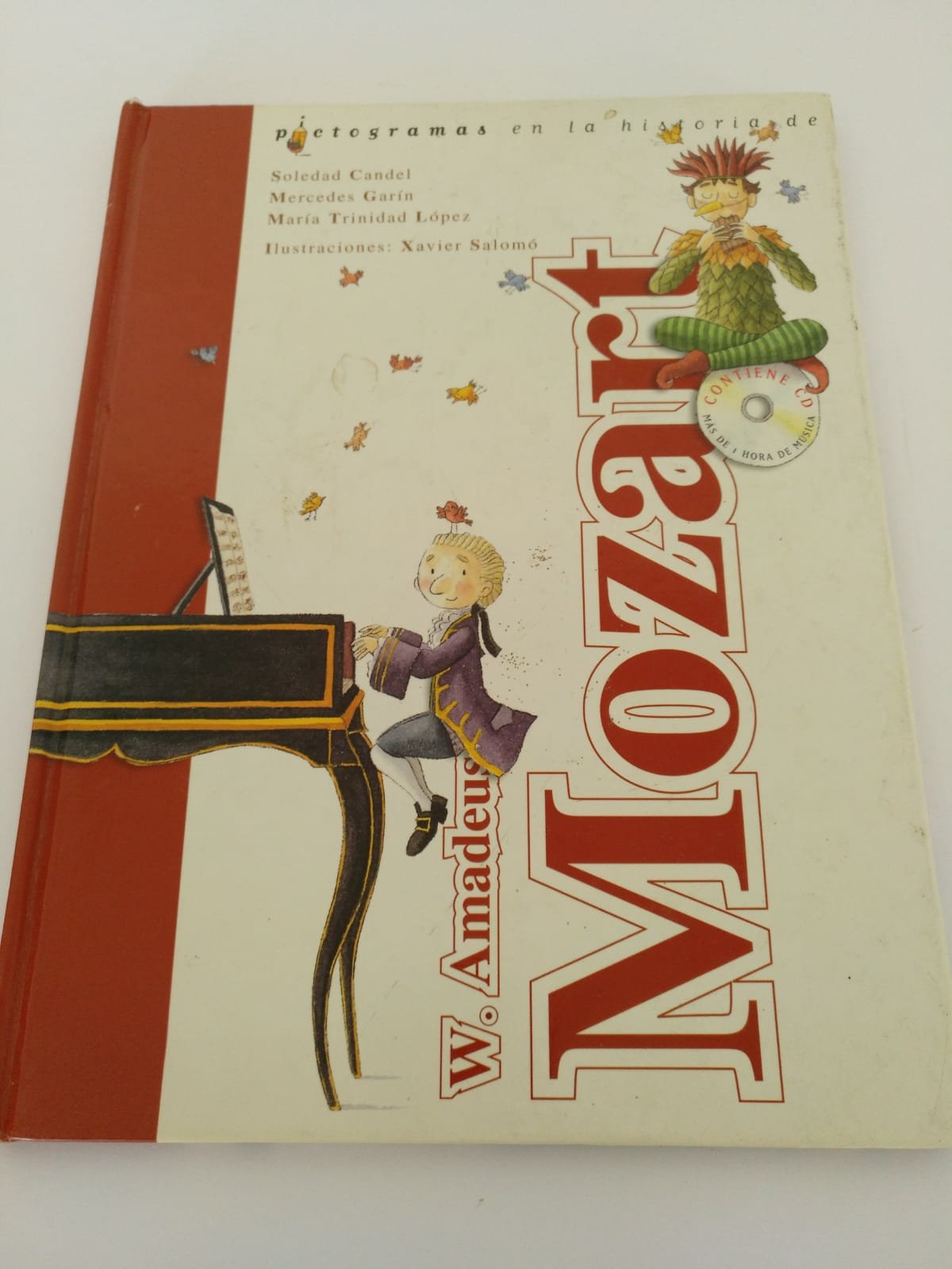 Pictogrames en la historia amadeusmozart book