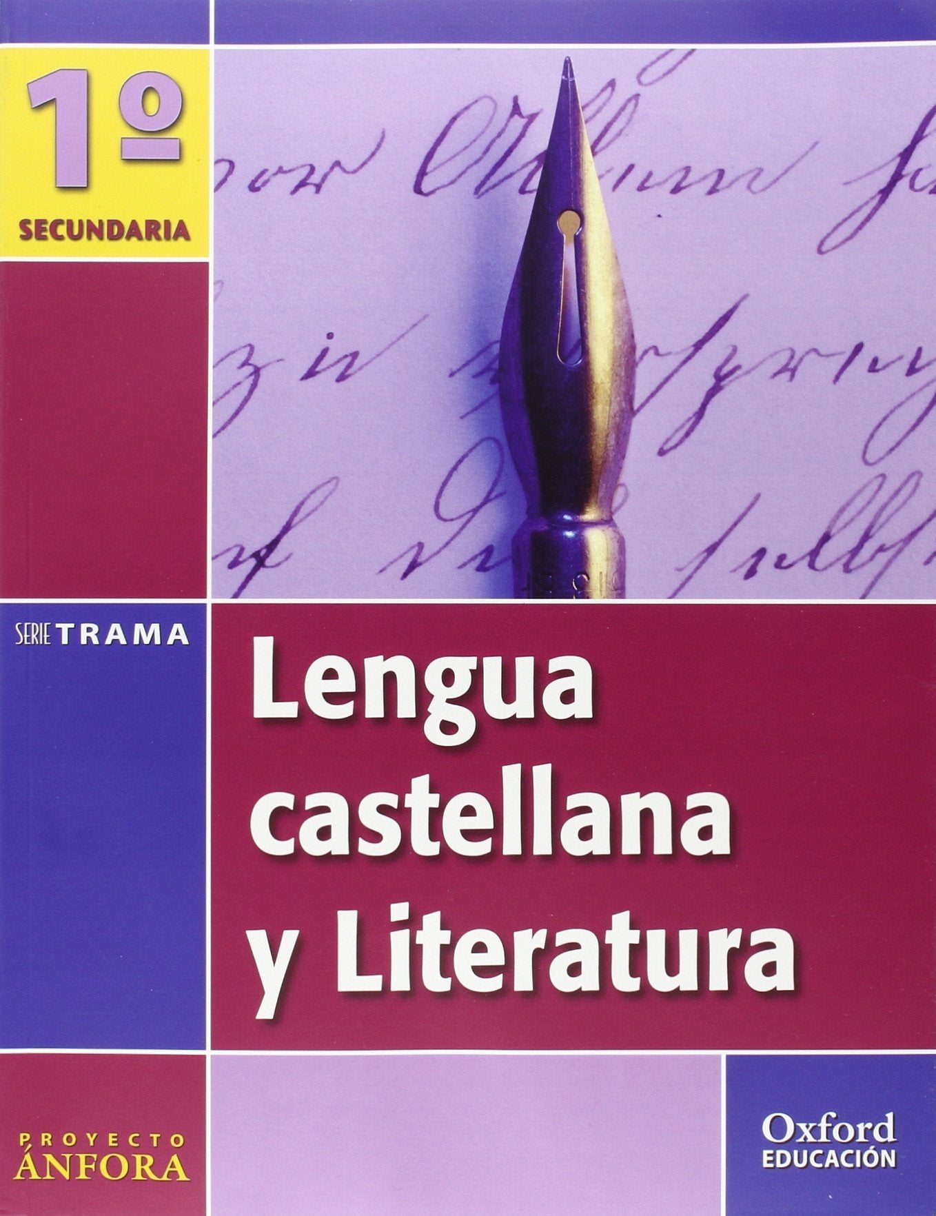 Proyecto Ánfora, Serie Trama, lengua castellana y literatura, 1 ESO Books
