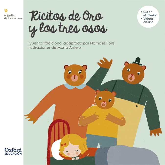 El Jardín de los Cuentos Infantil 5 años. Ricitos de oro y los tres osos. (El Jardín de Los Libros) Non-fiction
