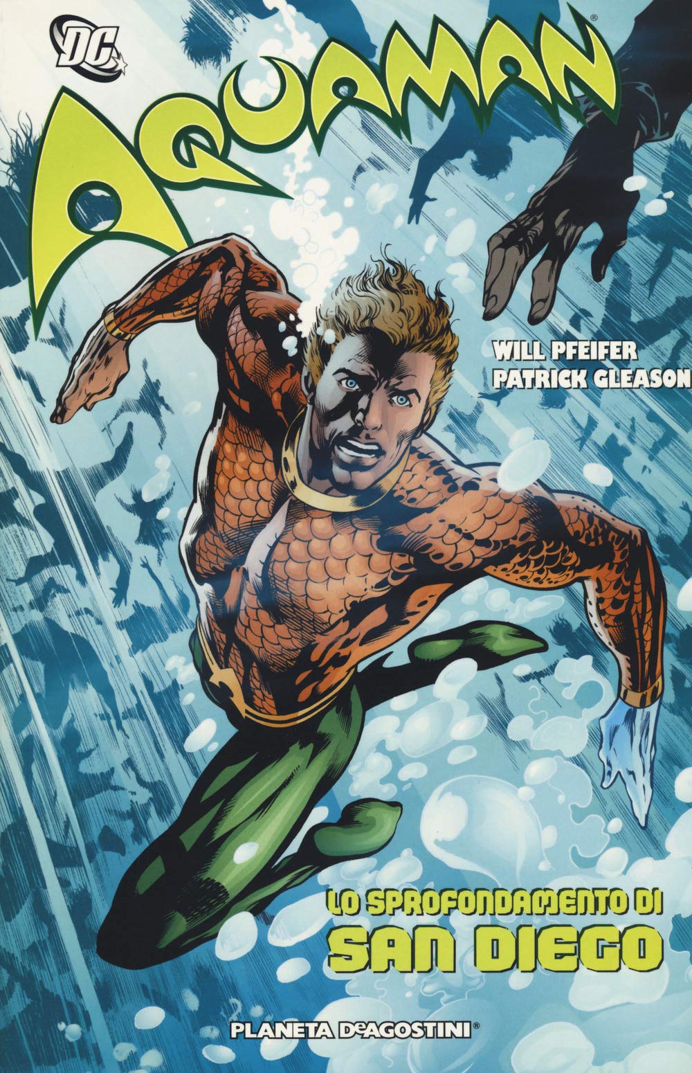 Lo sprofondamento di San Diego. Aquaman book