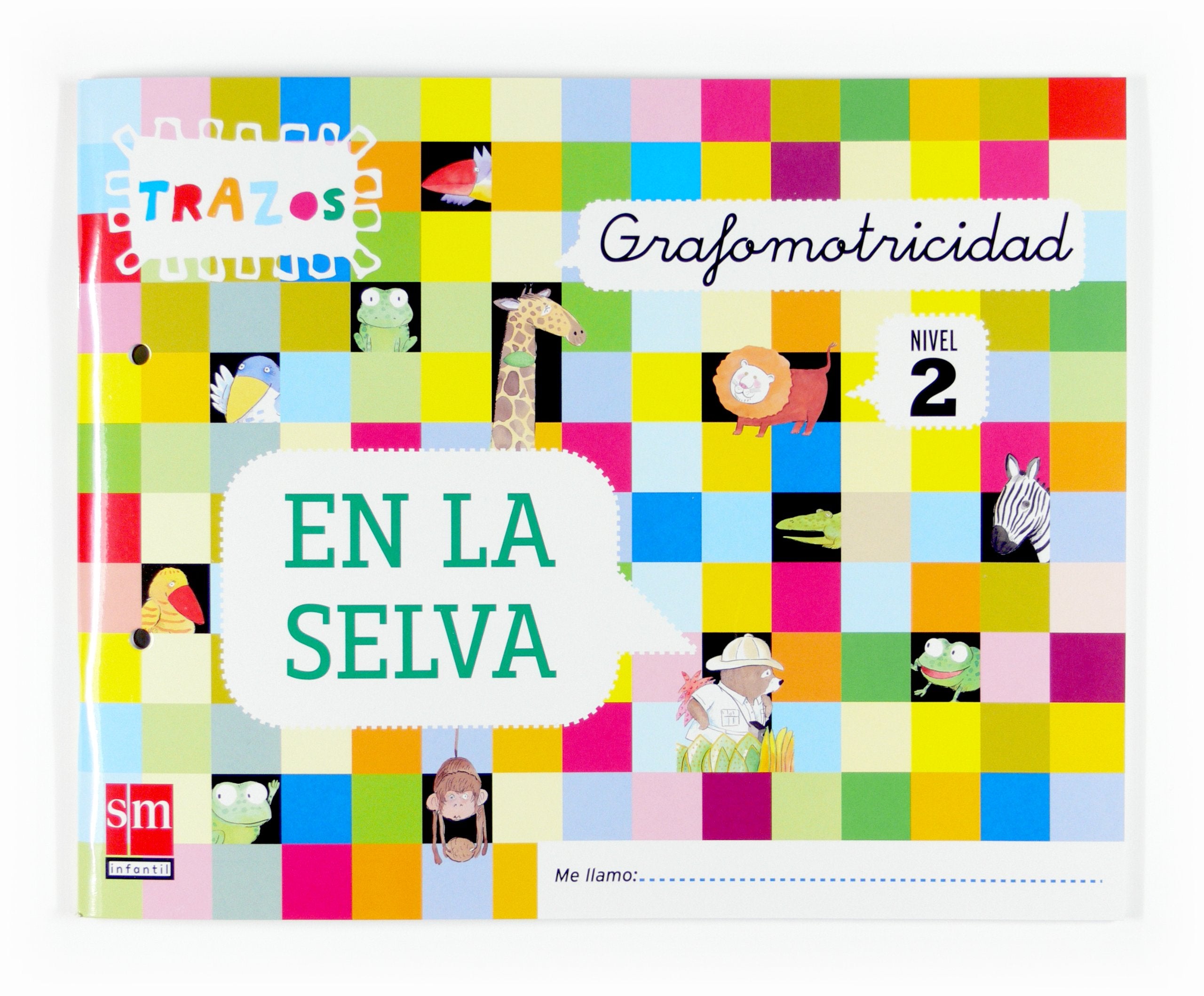 En la selva, grafomotricidad, 2 y 4 años Foreign Languages ​​& Dictionaries