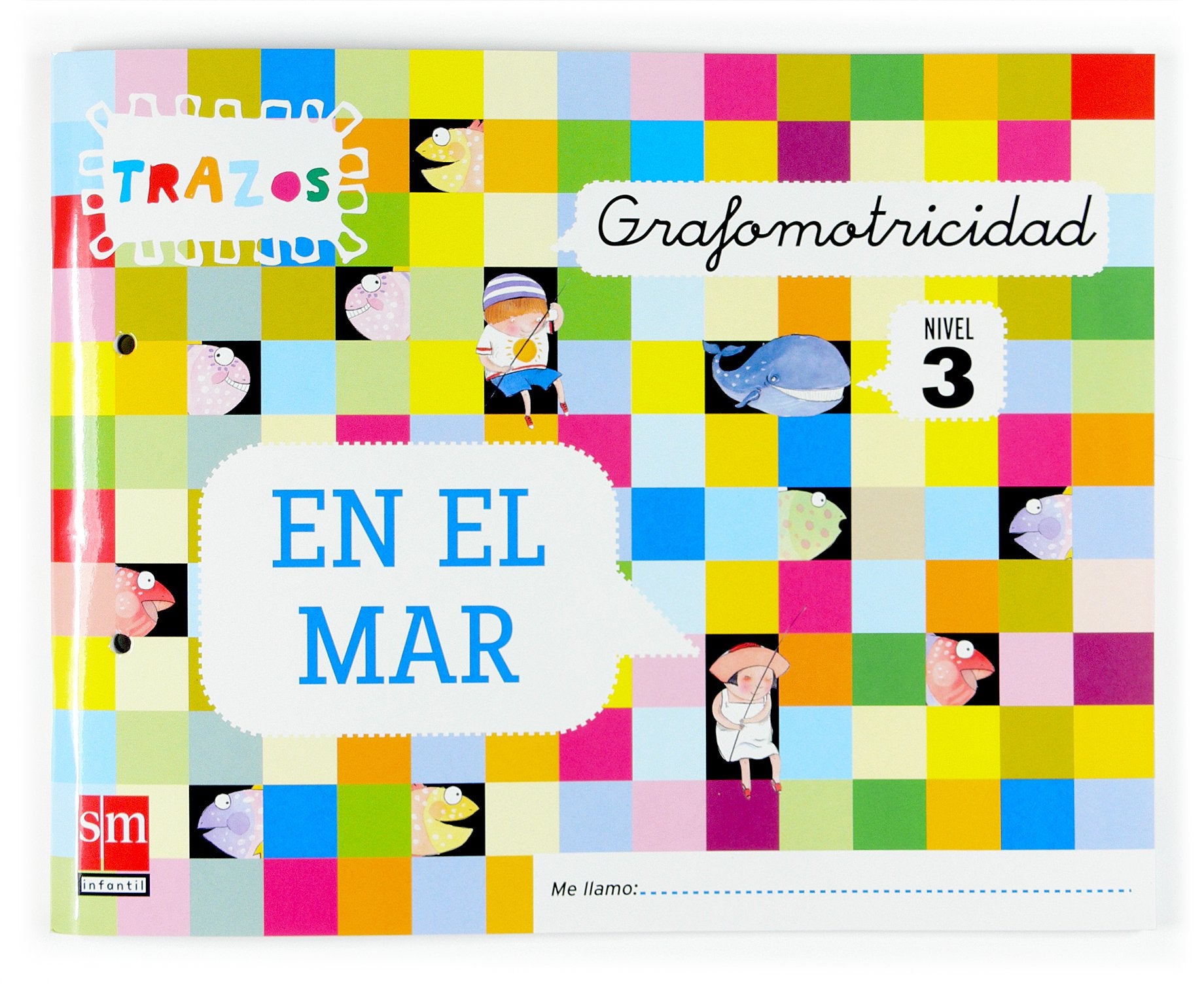 Grafomotricidad. Trazos en el mar. Nivel 3 book