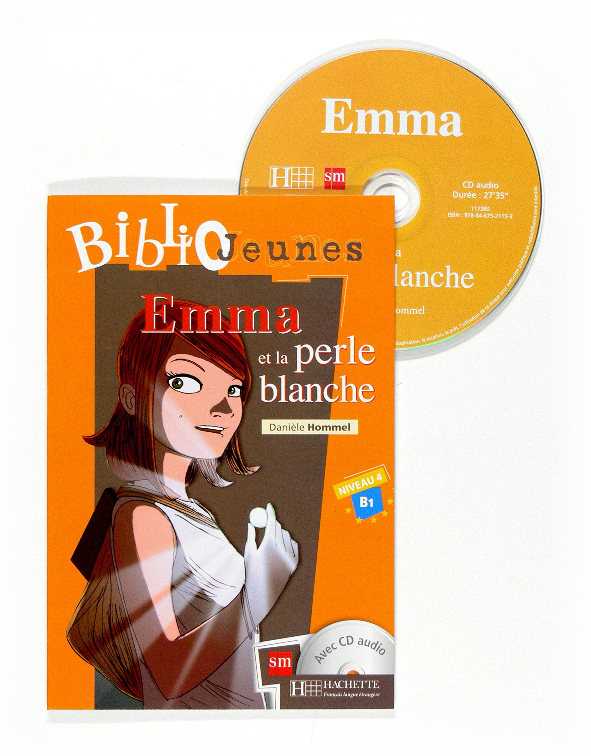 Emma et la perle blanche. Bibliojeunes. Niveau B1 Foreign Languages ​​& Dictionaries