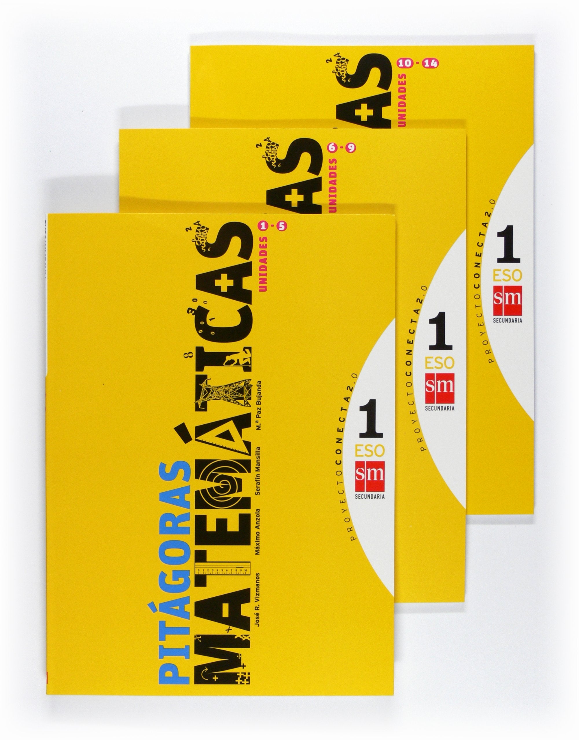 Matemáticas, Pitágoras. 1 ESO. Conecta 2.0. Trimestres book