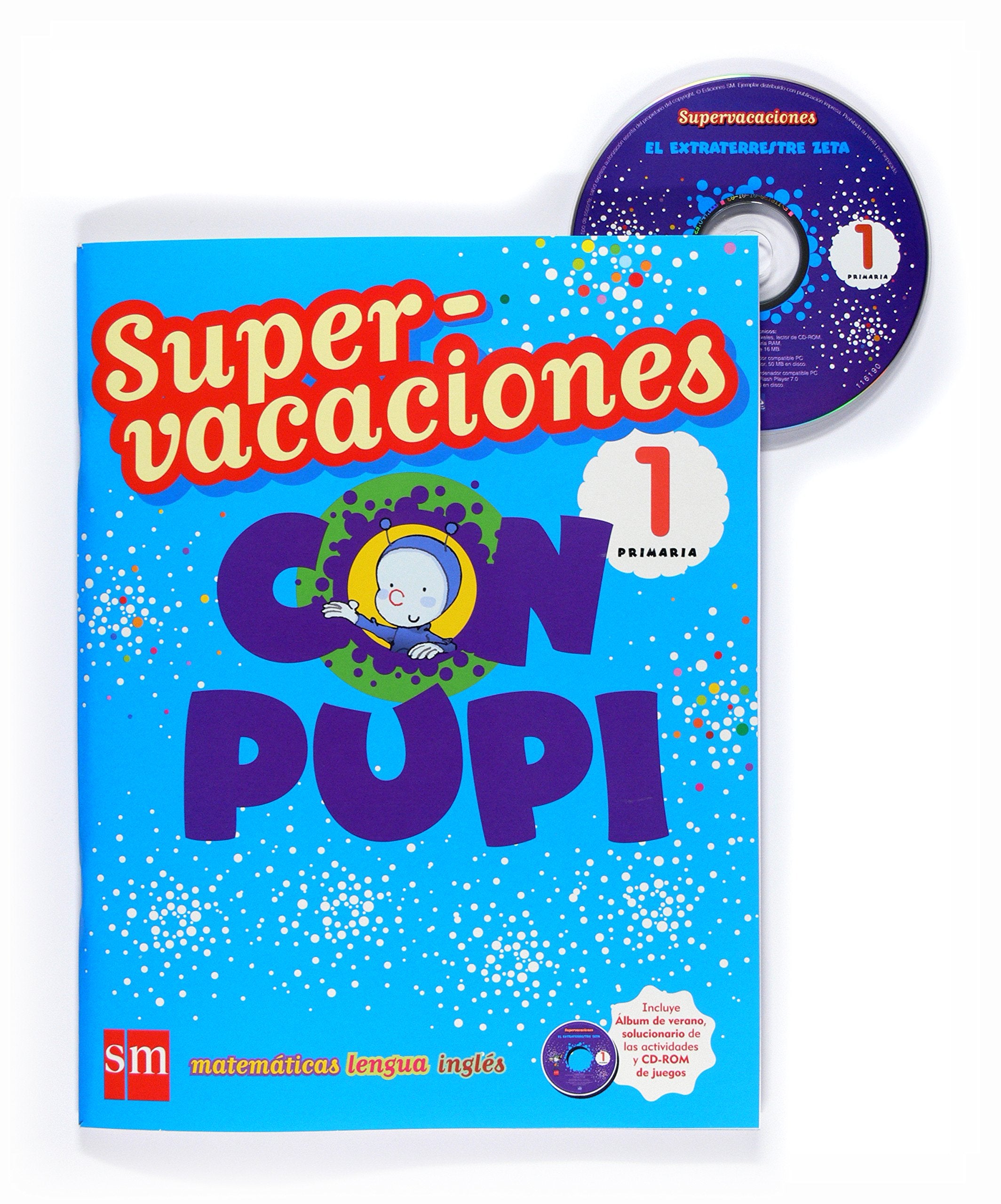 Supervacaciones con Pupi. 1 Primaria Study Guides