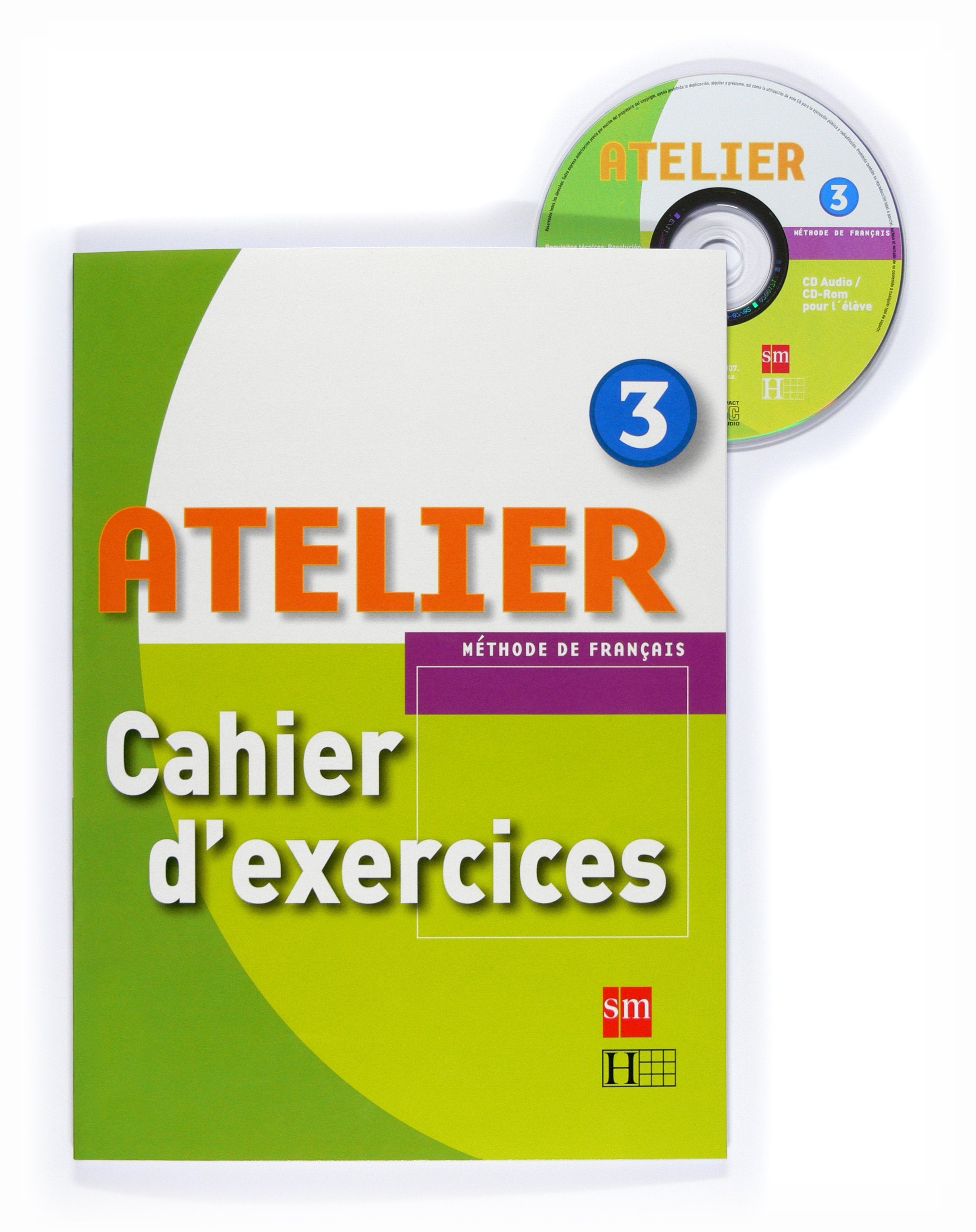 Product Image: Atelier, 3 ESO. Cahier d'exercises