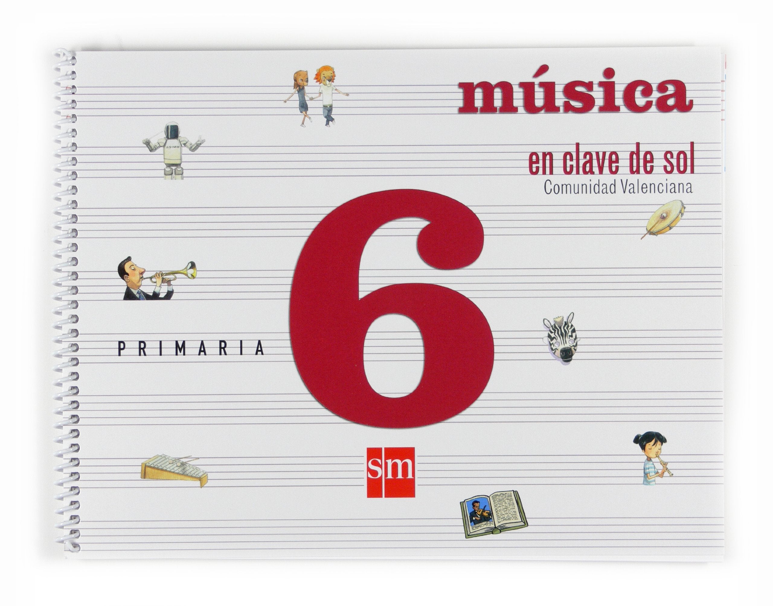 Música, En clave de sol. 6 Primaria. Comunidad Valenciana book