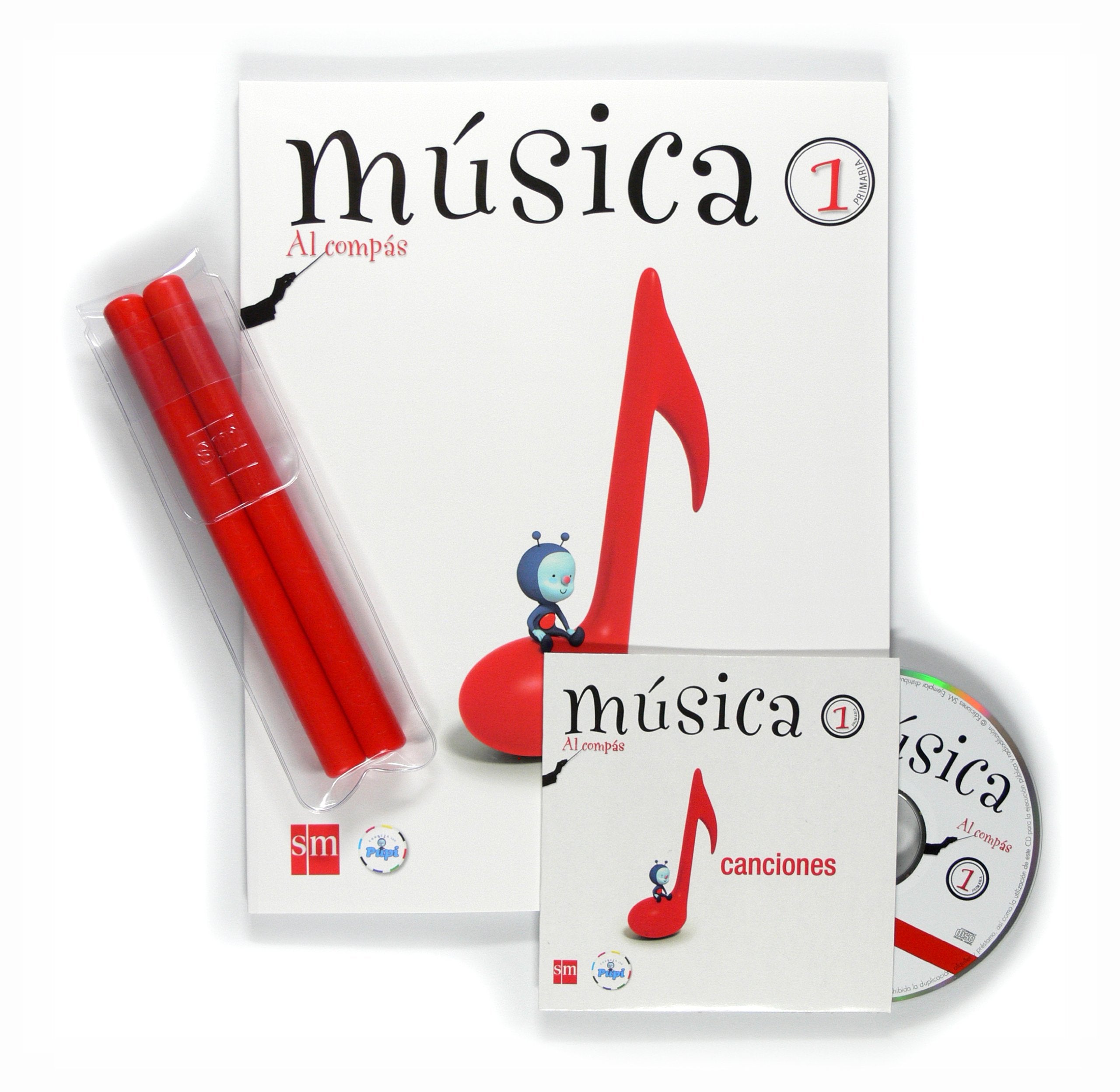 Música, Al Compás. 1 Primaria. Conecta con Pupi book