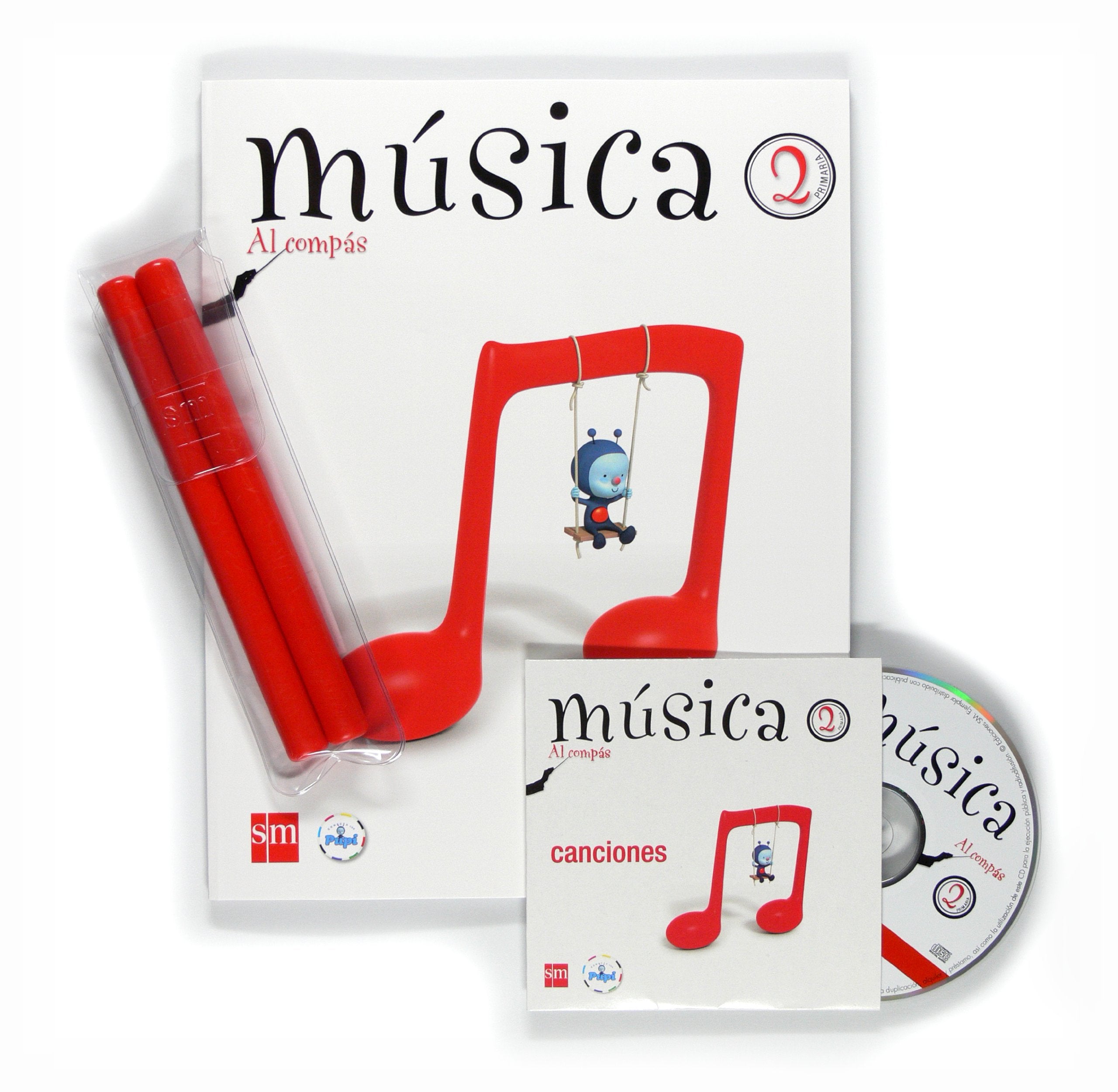Conecta con Pupi, al compás, música, 2 Educación Primaria Books