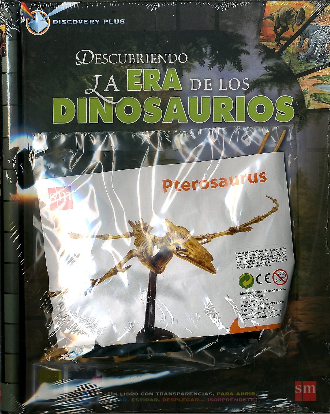 Descubriendo la era de los dinosaurios + Pterosaurus book