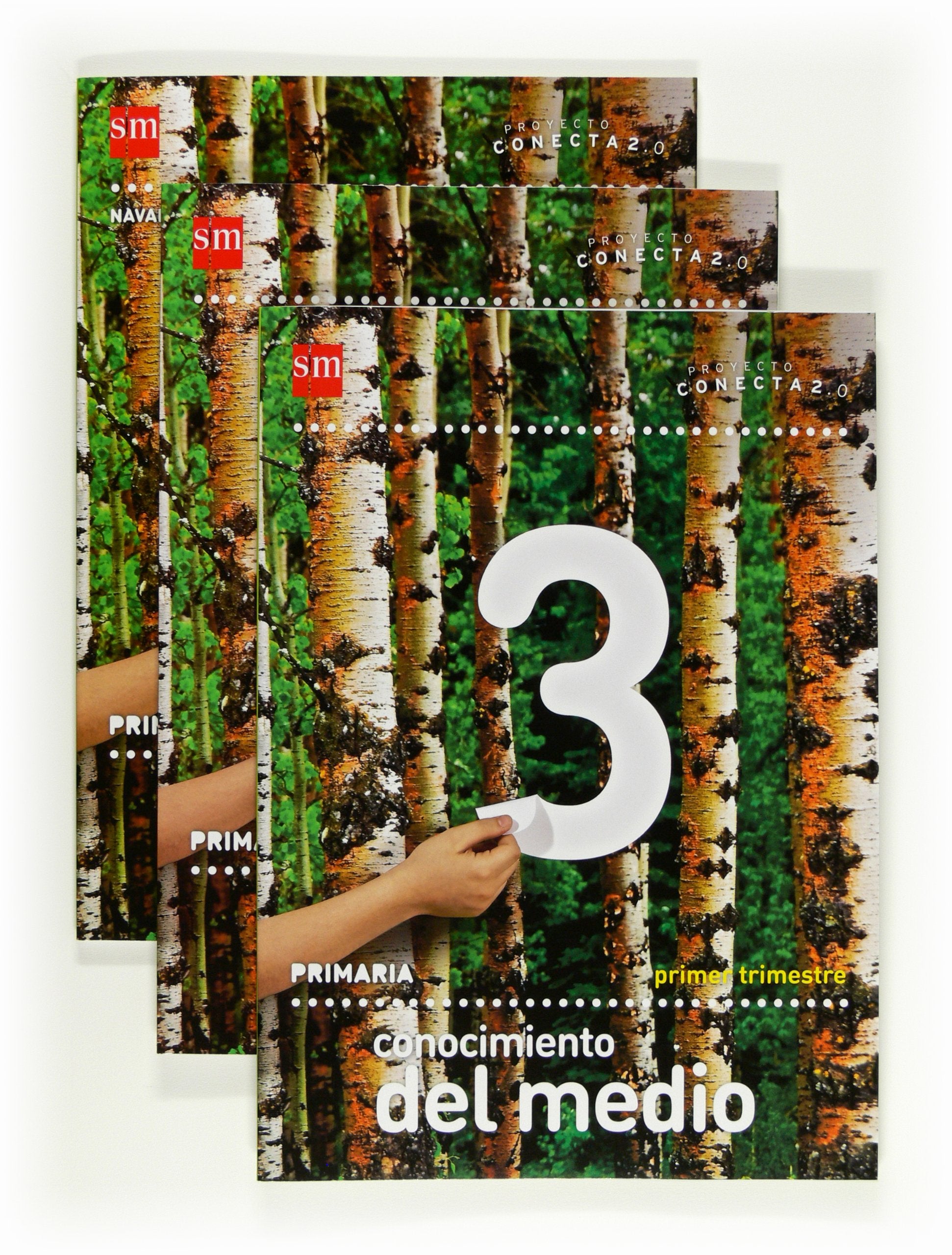 Conocimiento del medio. 3 Primaria. Conecta 2.0. Navarra. Trimestres Books