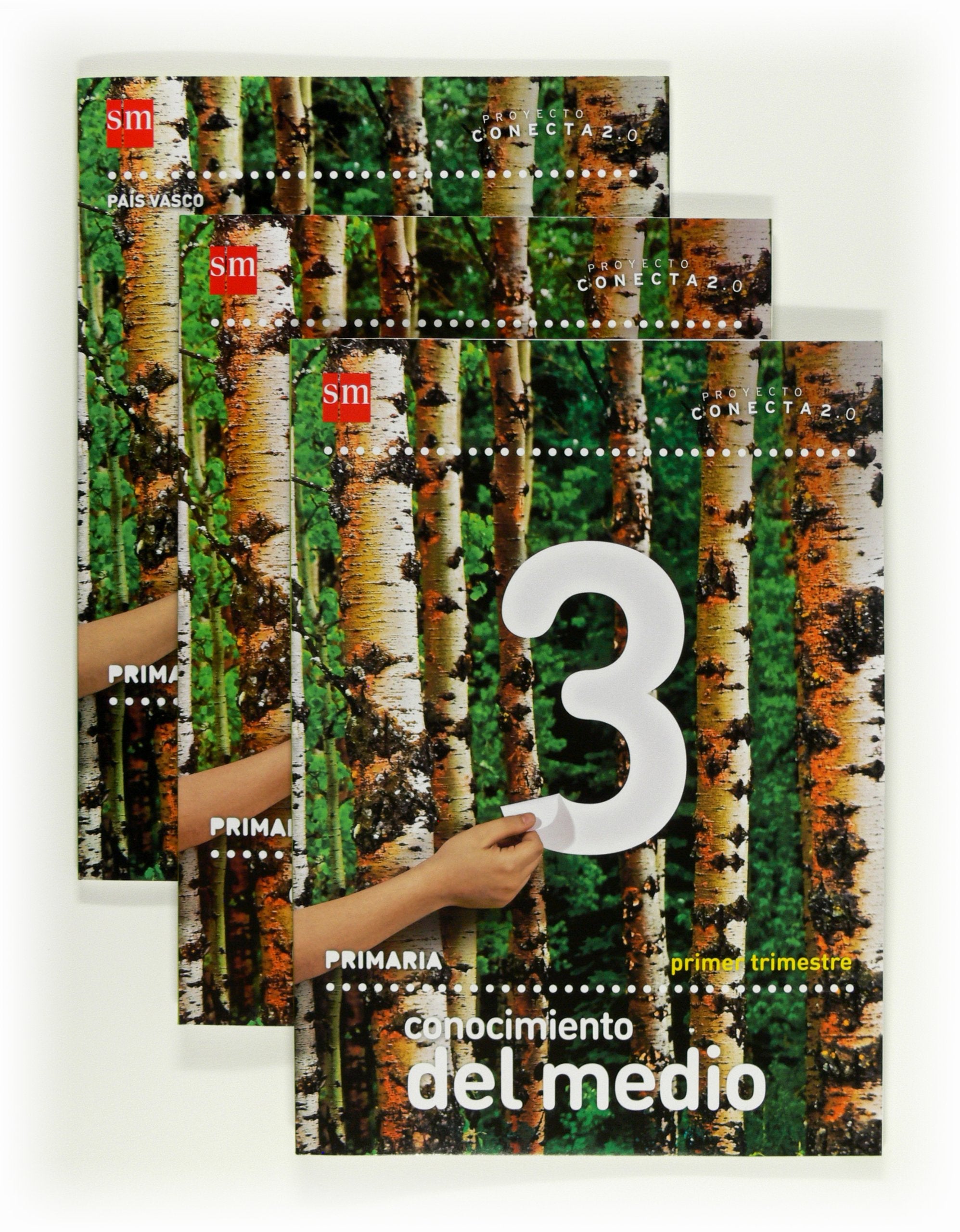 Conocimiento del medio. 3 Primaria. Conecta 2.0. País Vasco. Trimestres Books