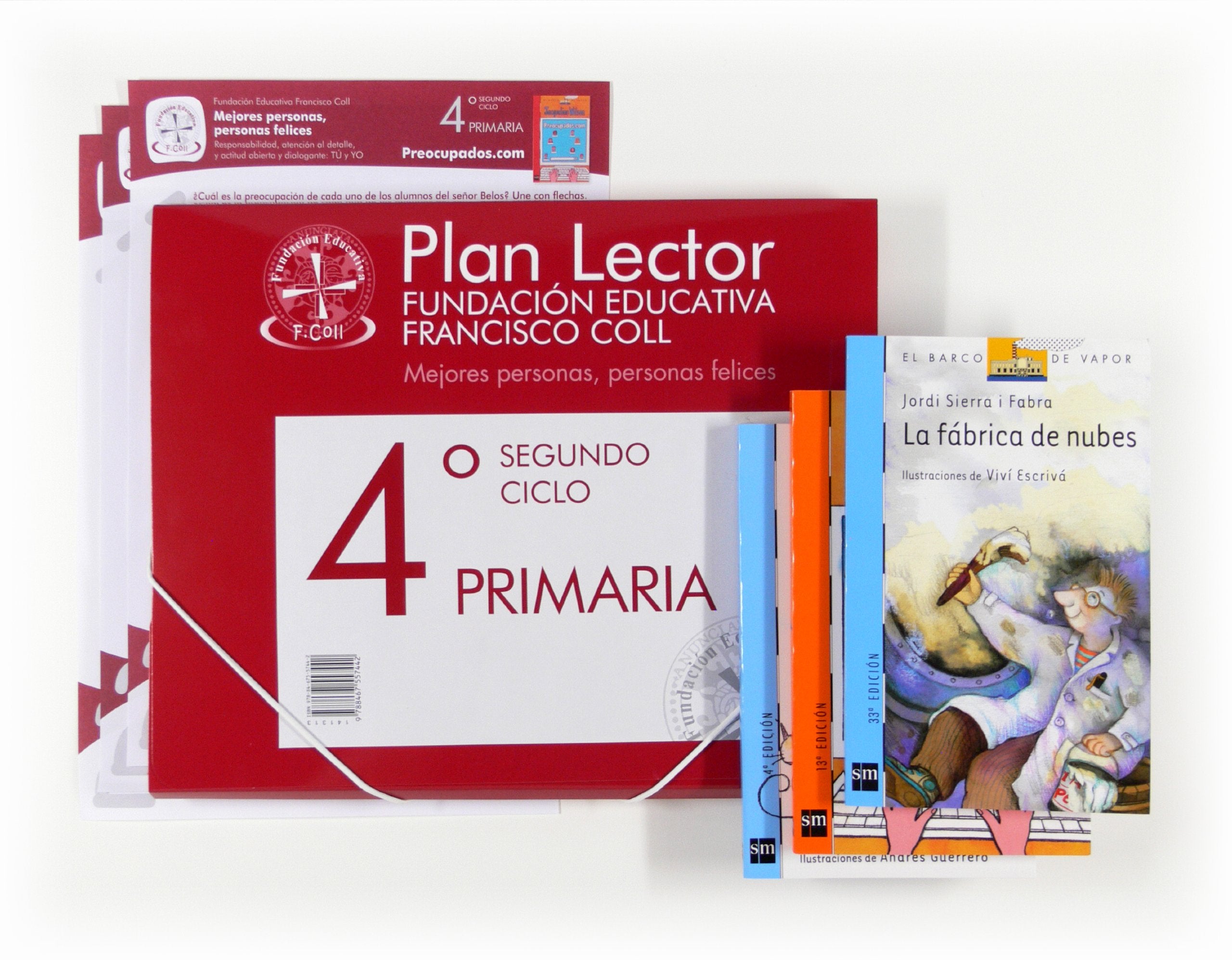 Plan lector Fundación Educativa Francisco Coll: Mejores personas, personas felices. 4 Primaria Study Guides