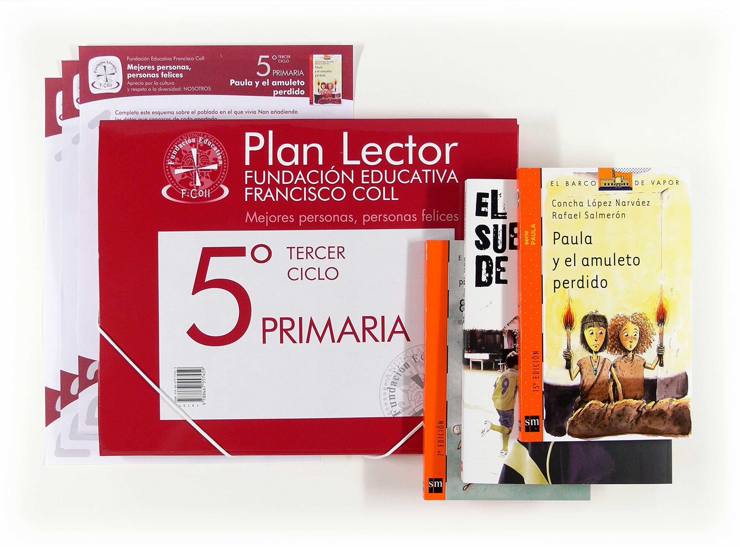 Plan lector Fundación Educativa Francisco Coll: Mejores personas, personas felices. 5 Primaria Study Guides