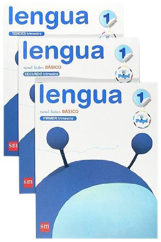 Lengua, Básico. 1 Primaria. Conecta con Pupi. Trimestres Books