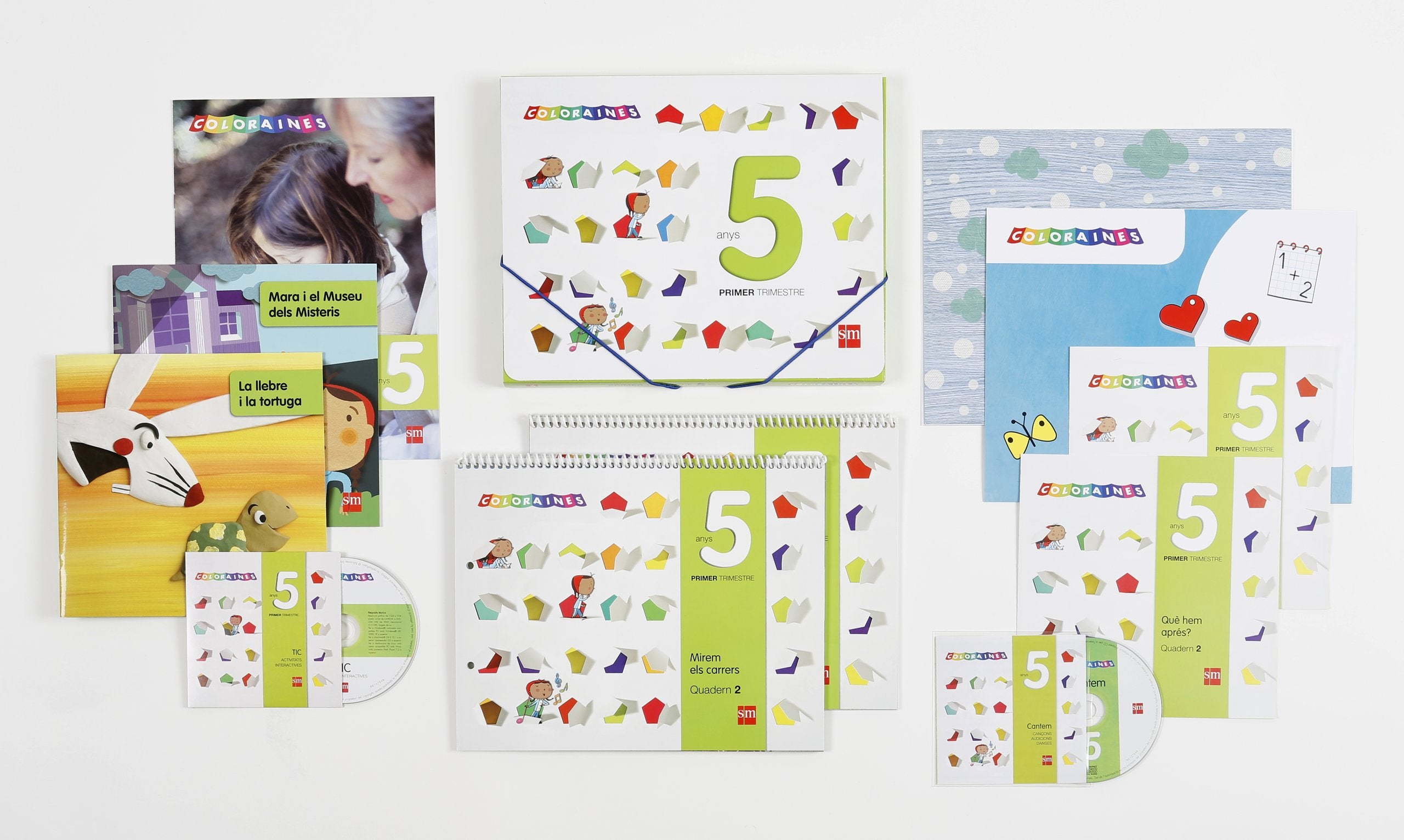 Coloraines, Educació Infantil, 5 anys. 1 trimestre Study Guides