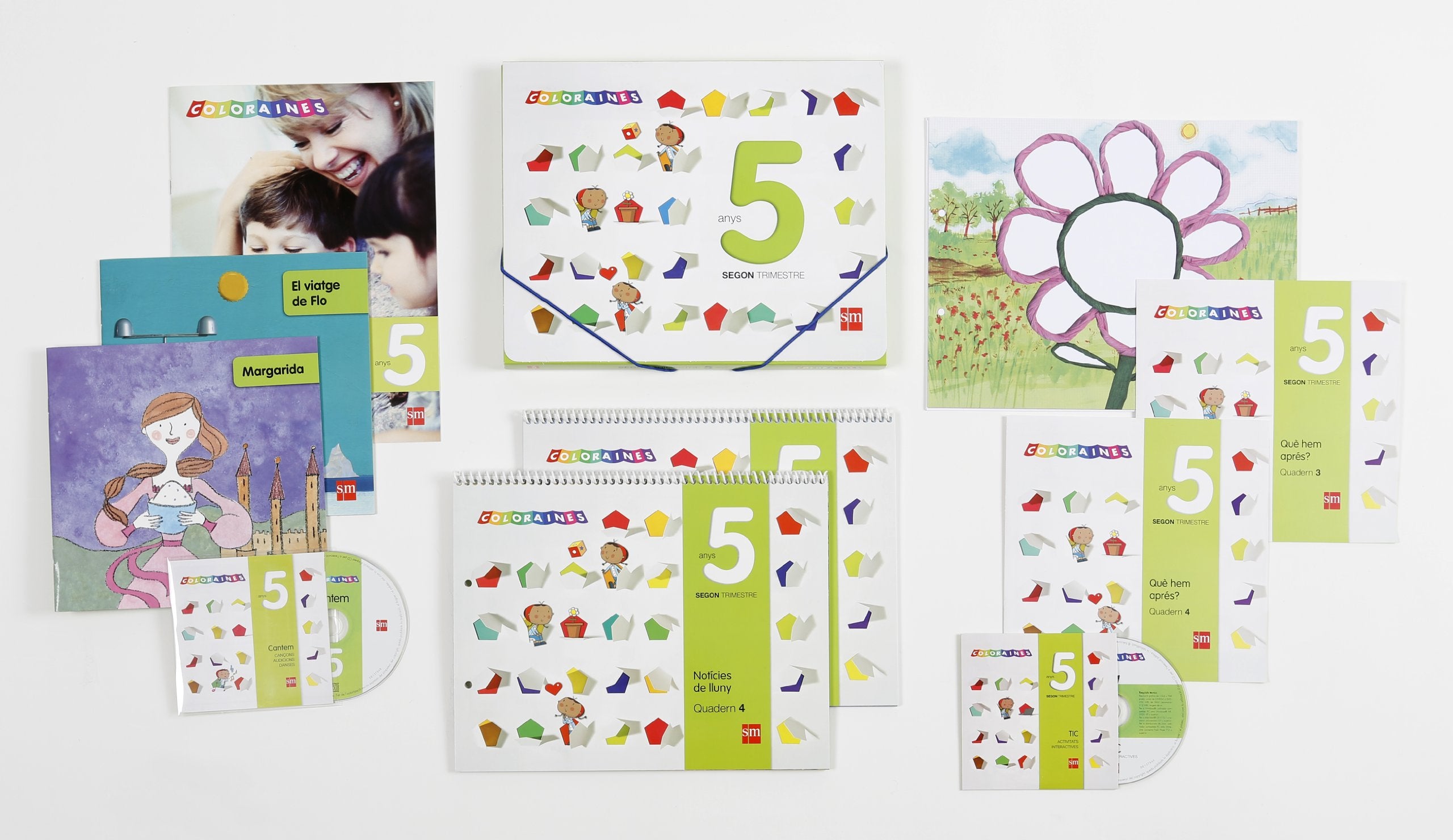Coloraines, Educació Infantil, 5 anys. 2 trimestre Study Guides