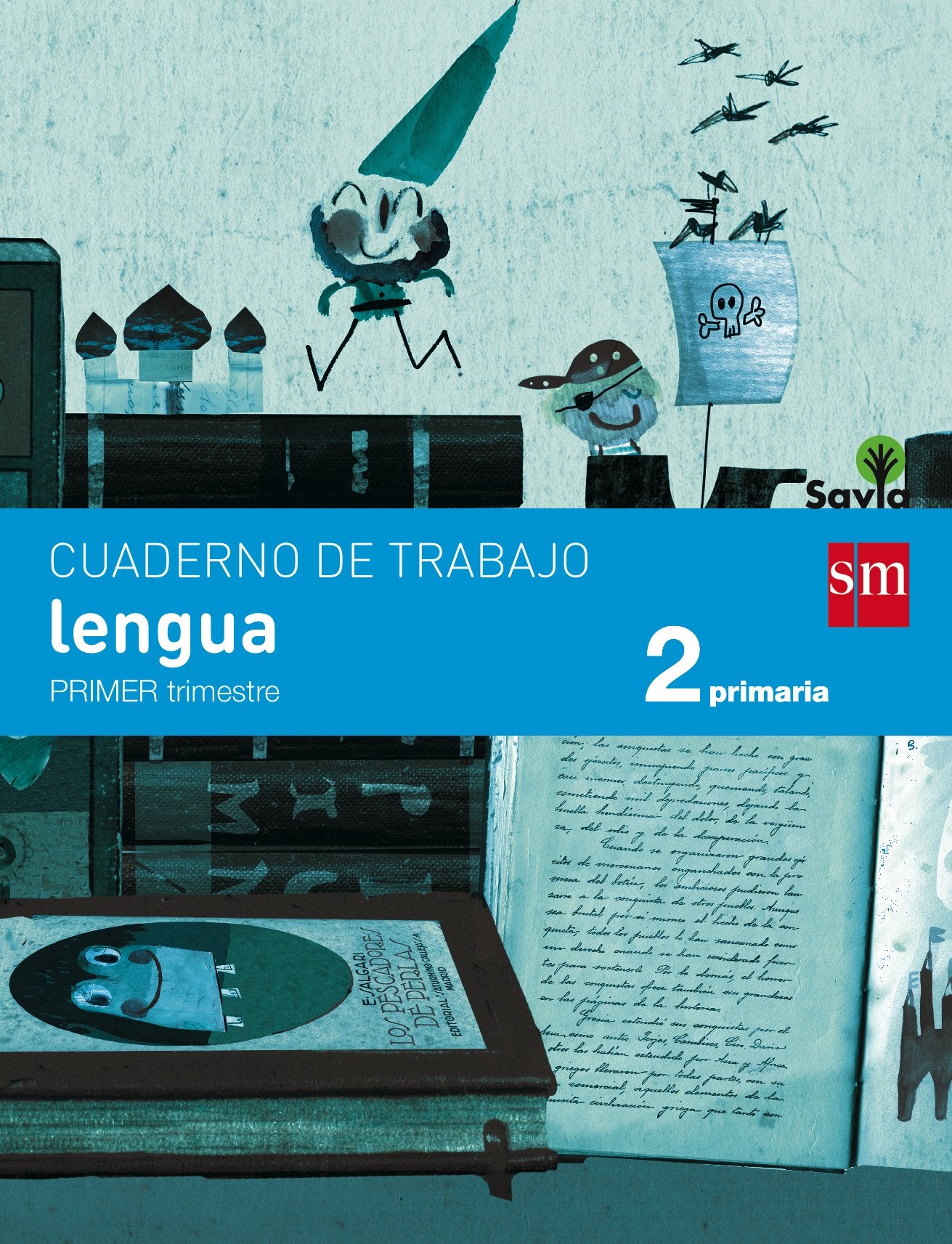 Cuaderno de lengua. 2 Primaria, 1 Trimestre. Savia book