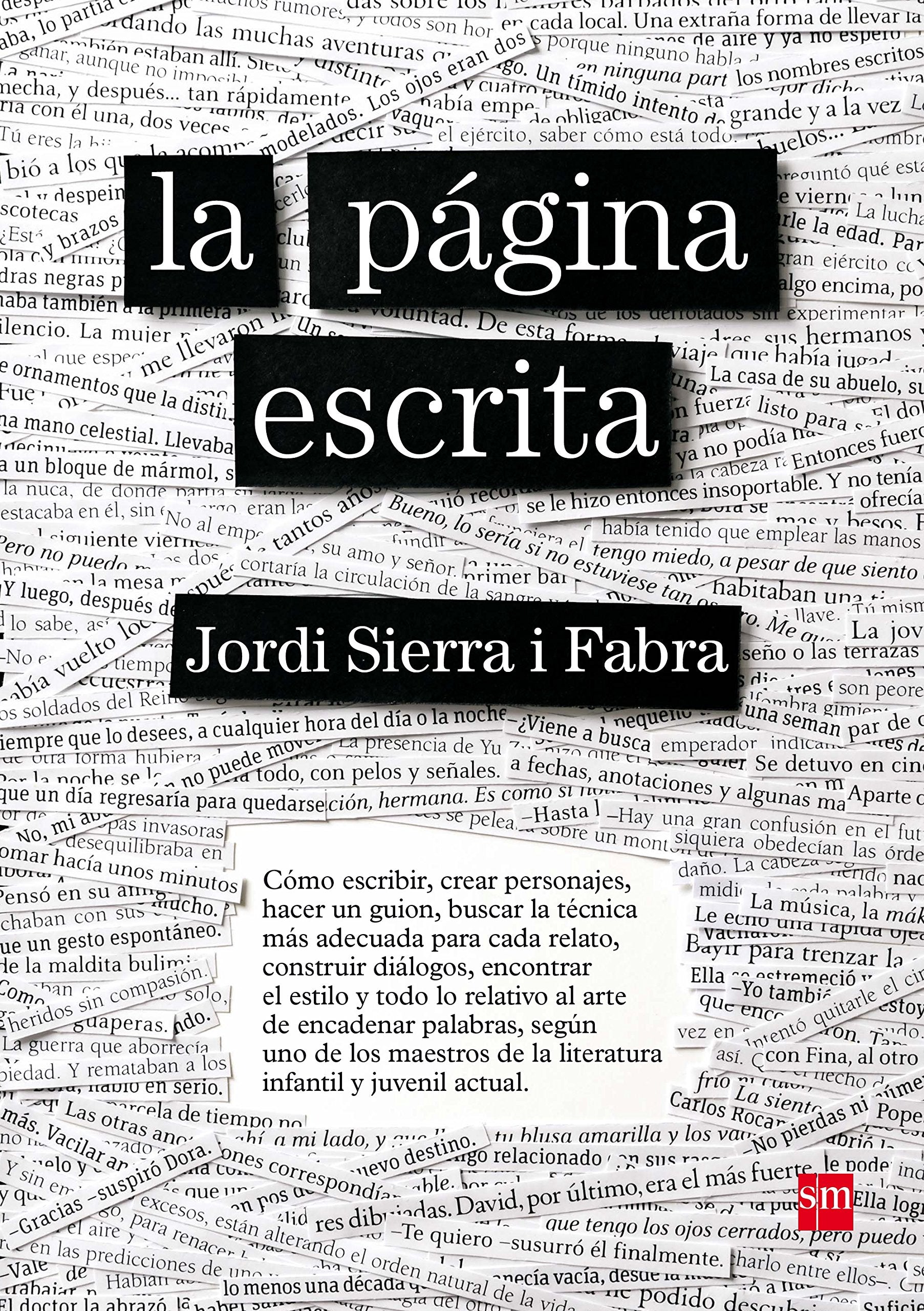 La página escrita book