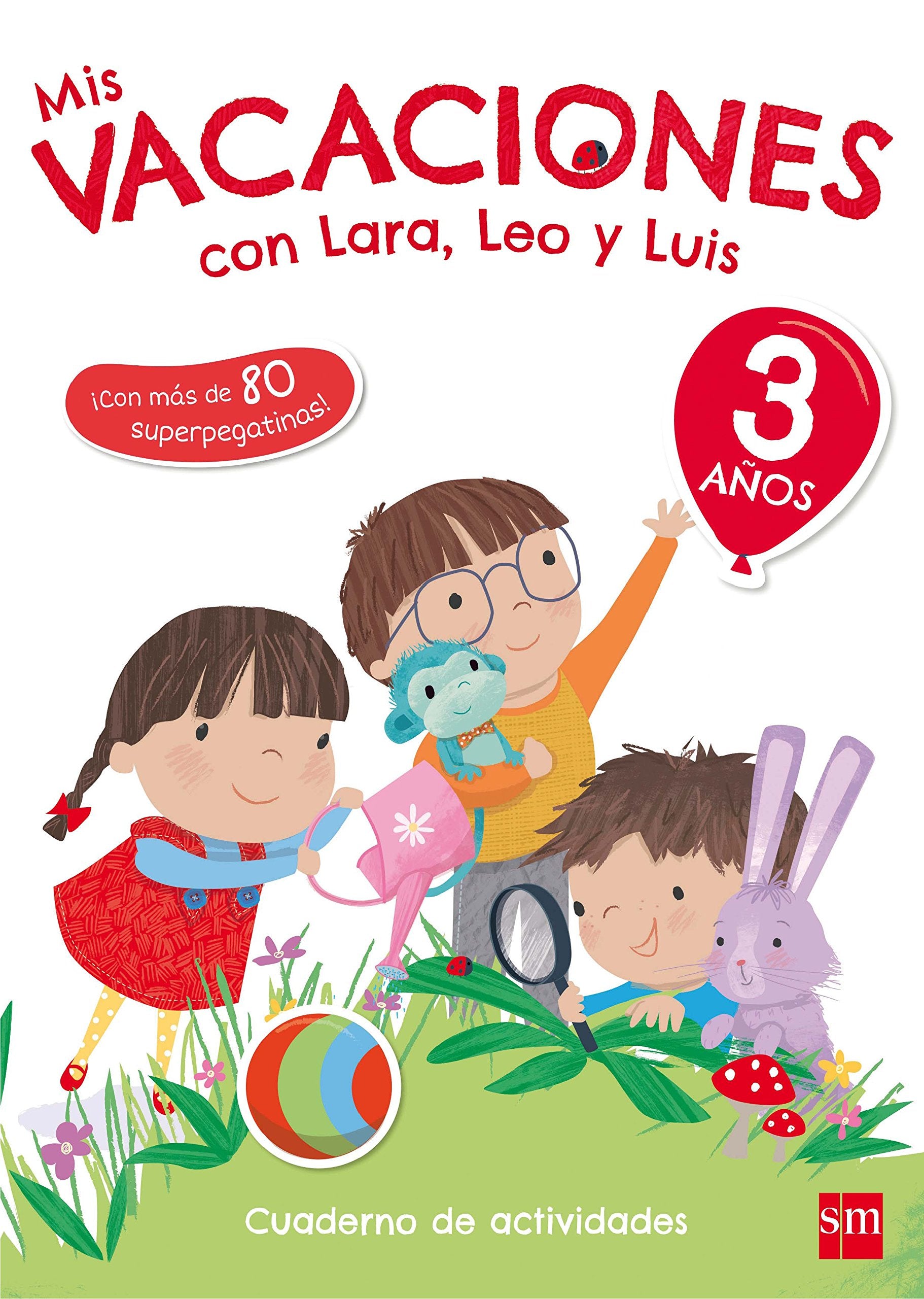Mis vacaciones con Lara, Leo y Luis. 3 años book