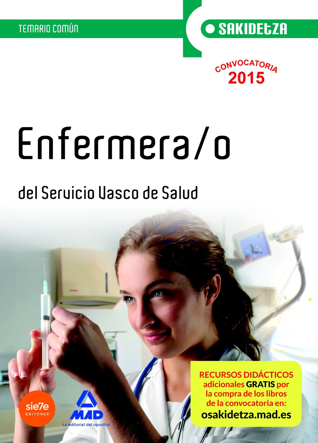Enfermera-o de Osakidetza, Servicio Vasco de Salud. Temario común Tiptoi & Games