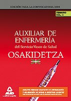 Auxiliares de enfermería del servicio vasco de salud/osakidetza. Temario. Volumen ii Books