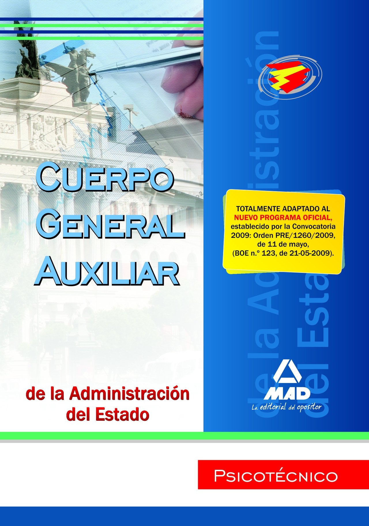 Psicotécnico de auxiliar administrativo del estado Books